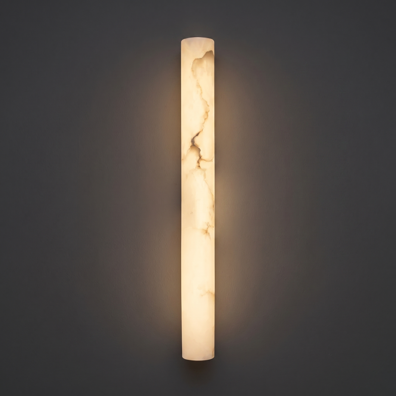 Hand-cut block of raw Spanish alabaster.