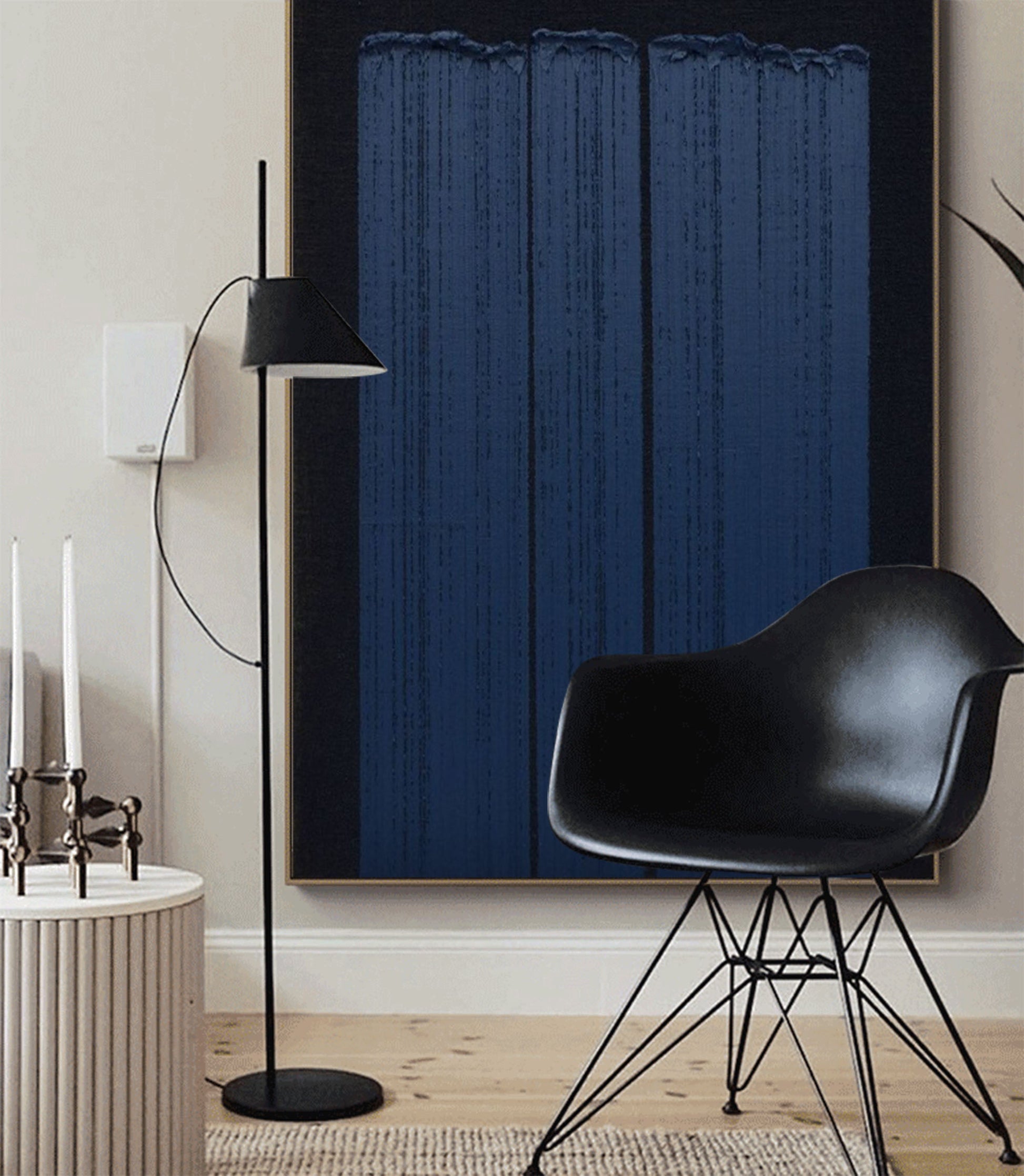 Blue Minimalist Painting ABAV293 - Neutralighting