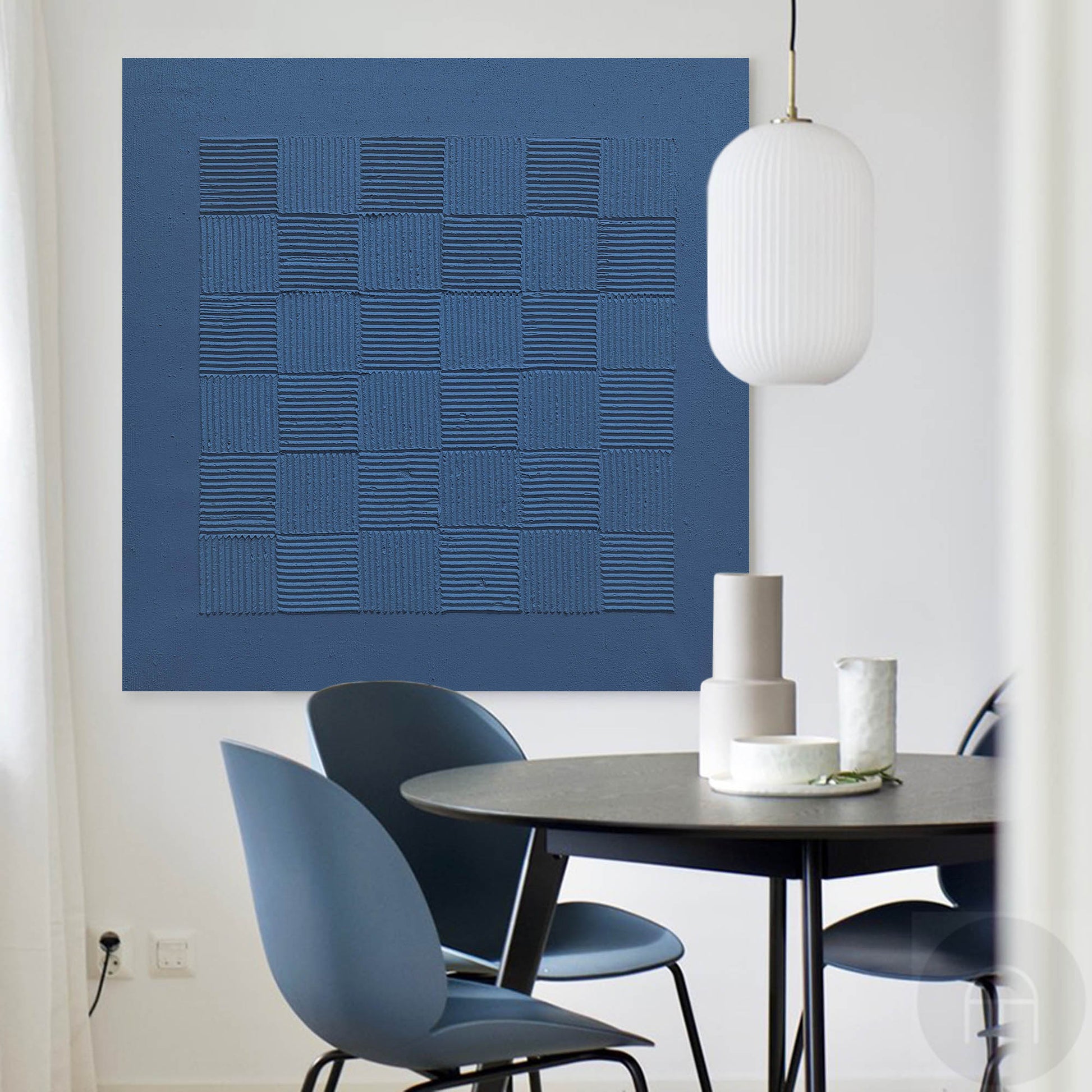 Blue Minimalist Painting ABAS116 - Neutralighting