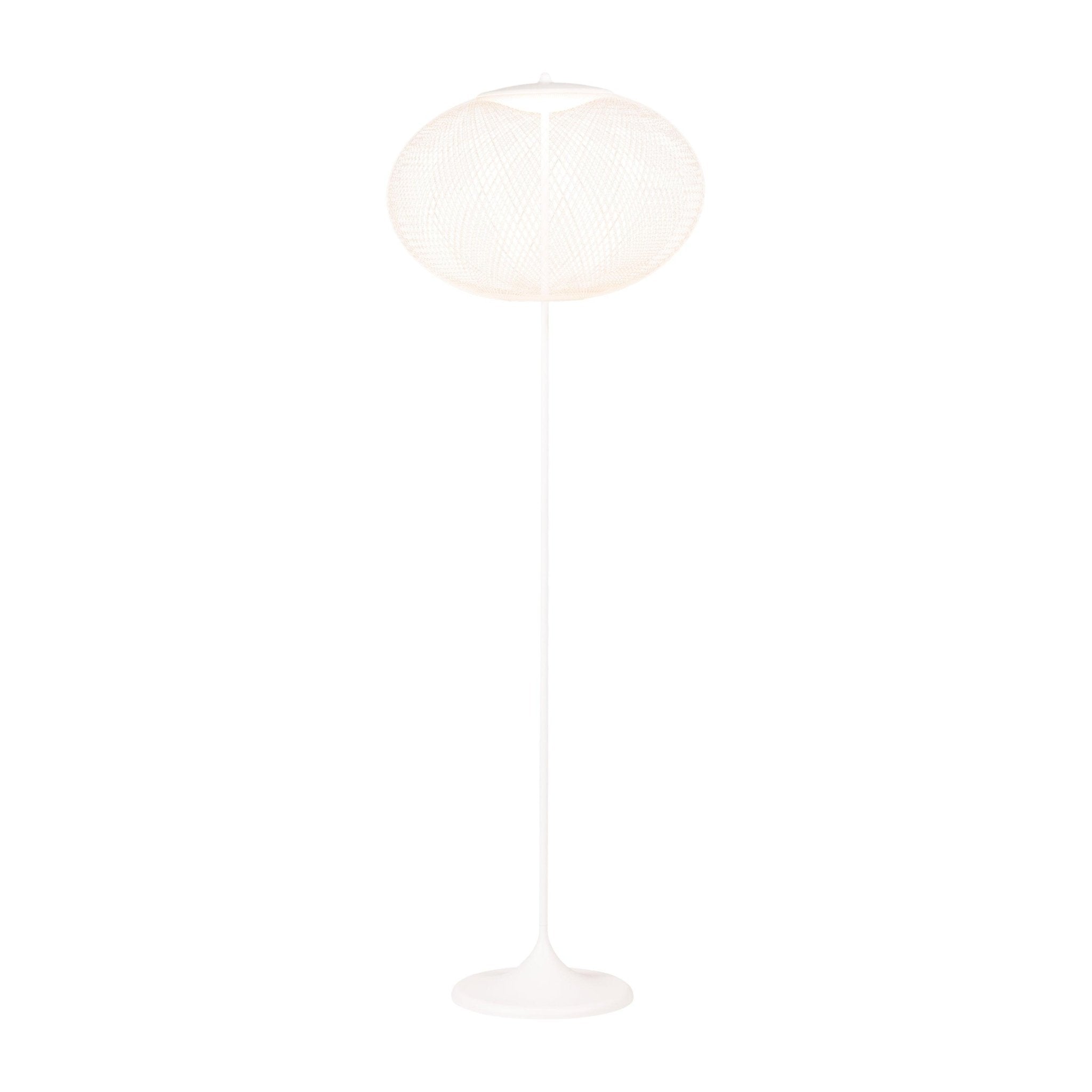 Ilsolyre Industrial Mesh Floor Lamp-Neutral Decor