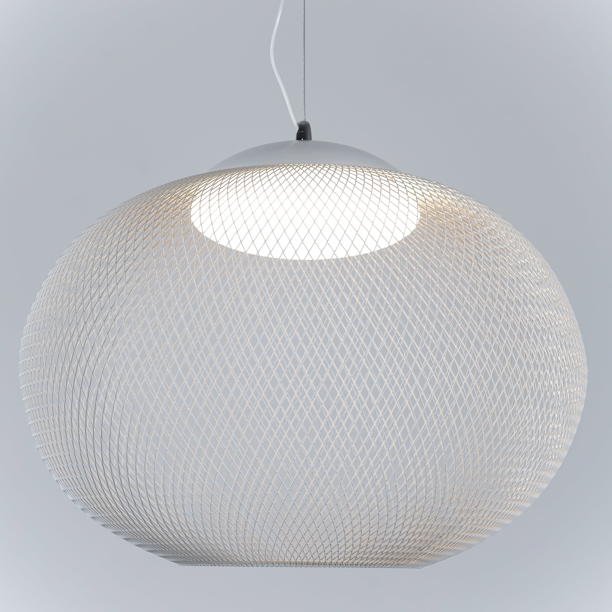Lustra Pendant Lamp Metallic Mesh Black-Neutral Decor