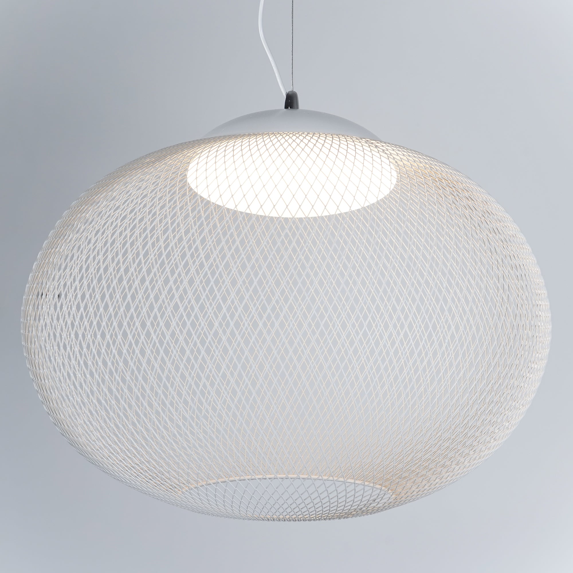 Lustra Pendant Lamp Metallic Mesh Black-Neutral Decor