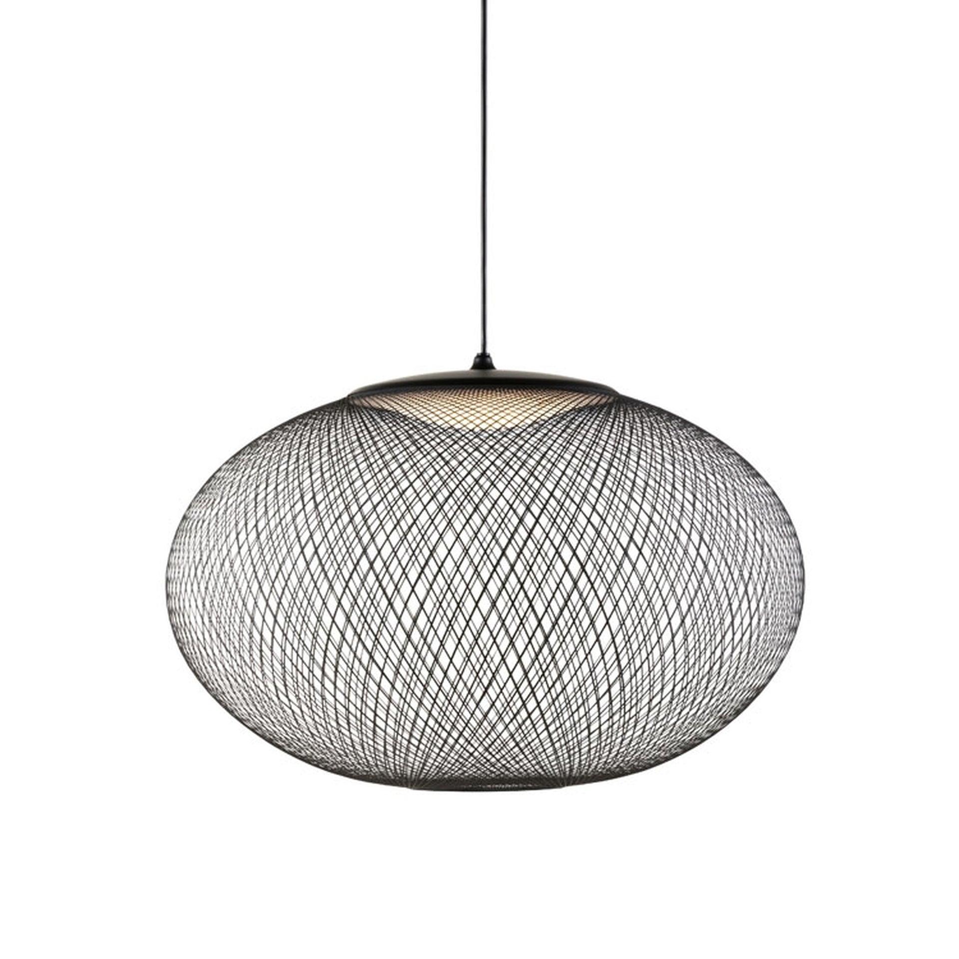 Lustra Pendant Lamp Metallic Mesh Black-Neutral Decor