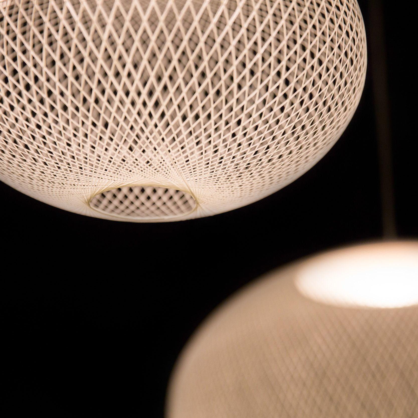 Lustra Pendant Lamp Metallic Mesh Black-Neutral Decor