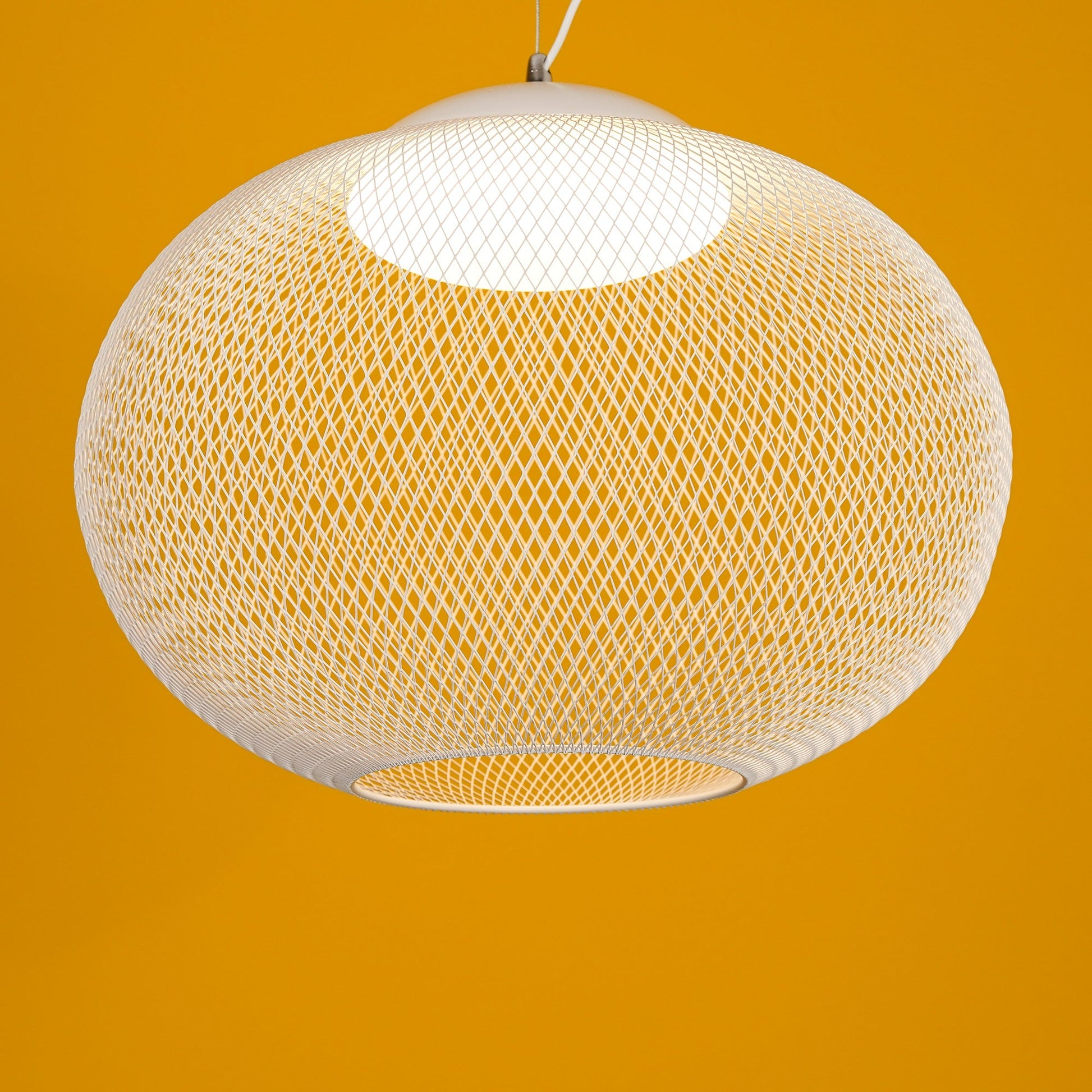 Lustra Pendant Lamp Metallic Mesh Black-Neutral Decor