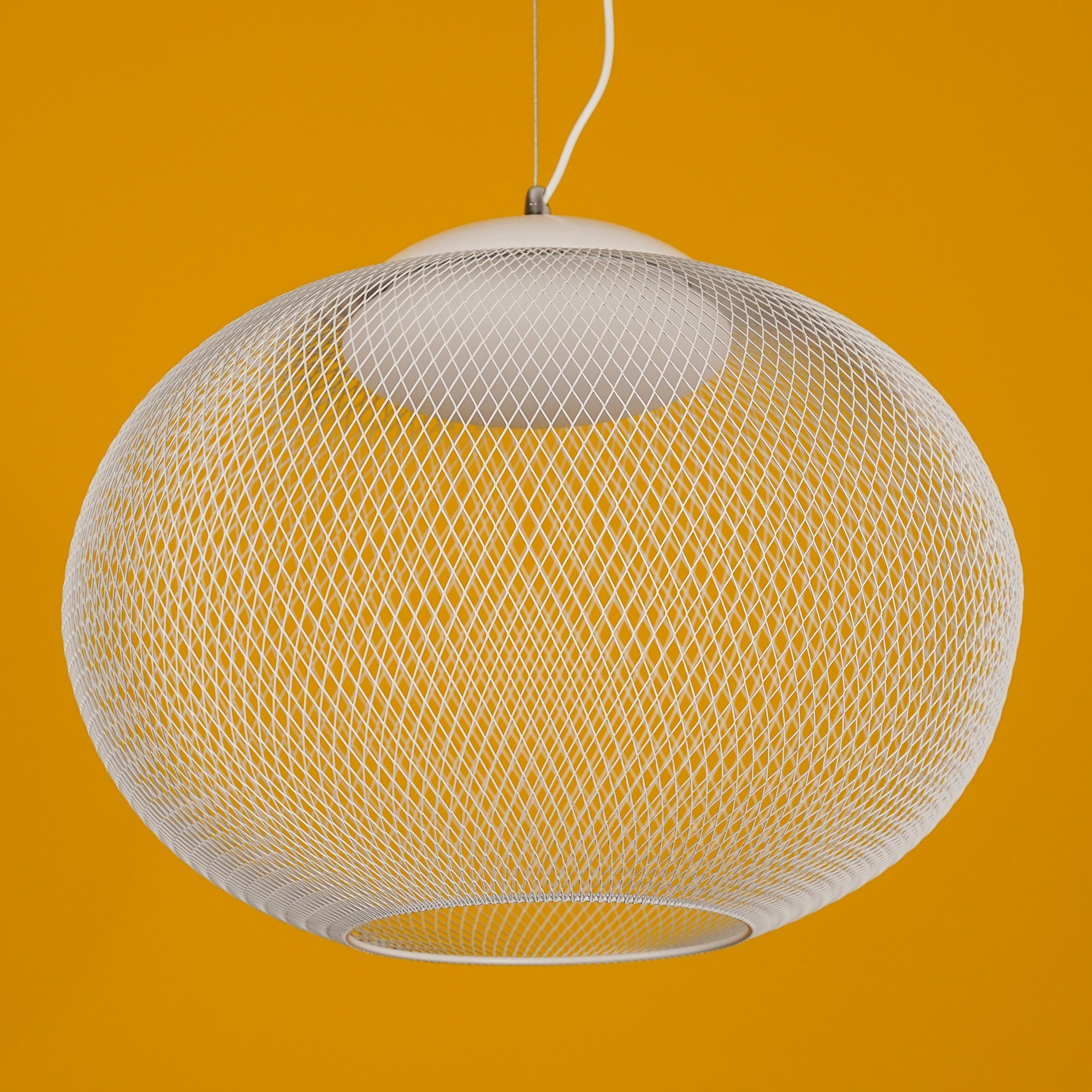 Lustra Pendant Lamp Metallic Mesh Black-Neutral Decor