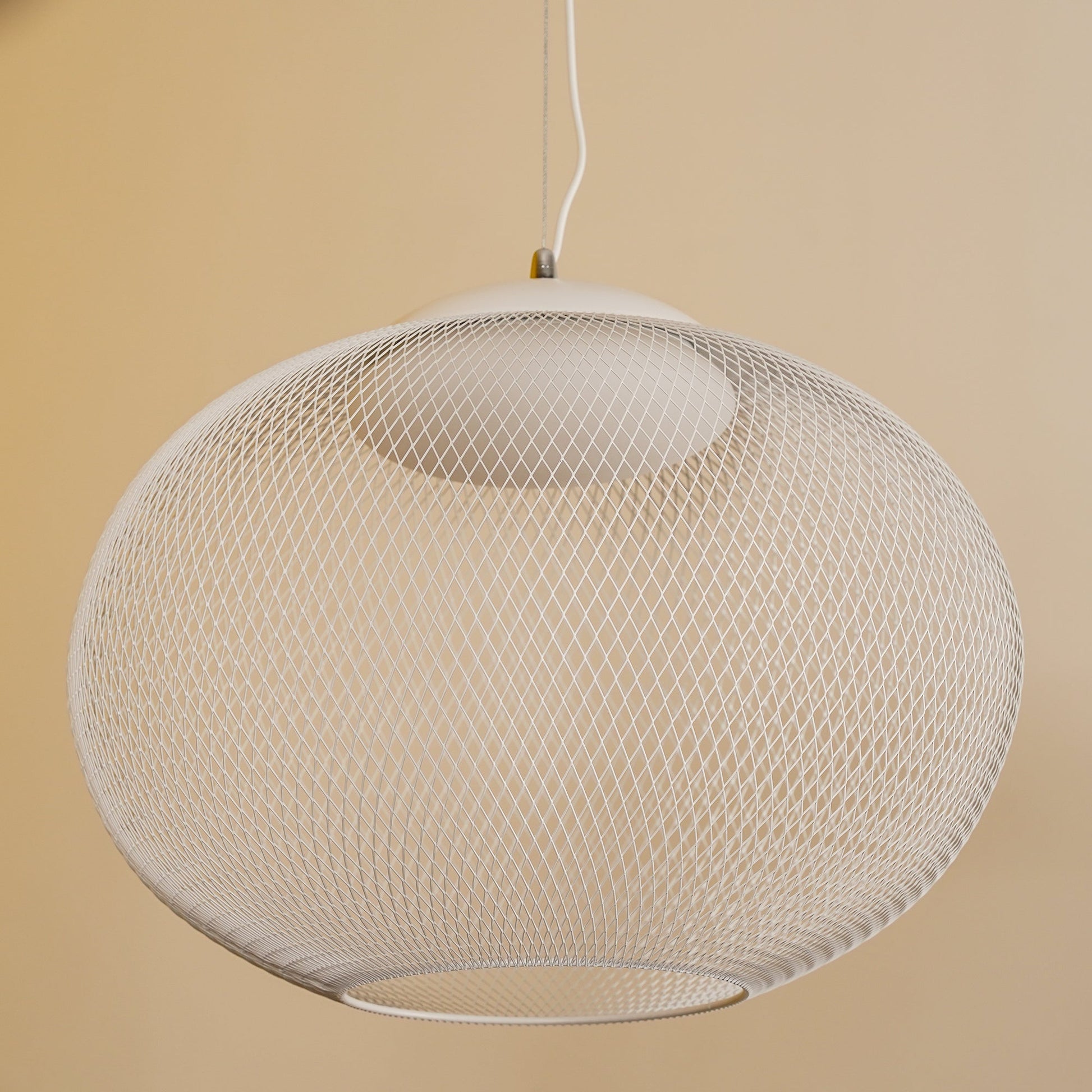 Lustra Pendant Lamp Metallic Mesh Black-Neutral Decor