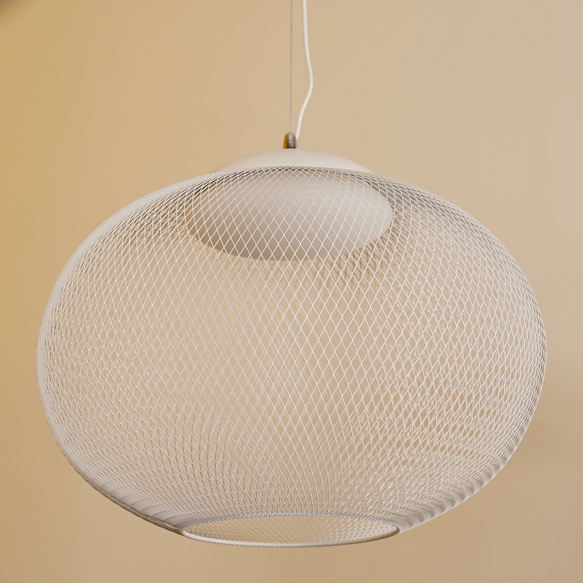 Lustra Pendant Lamp Metallic Mesh Black-Neutral Decor