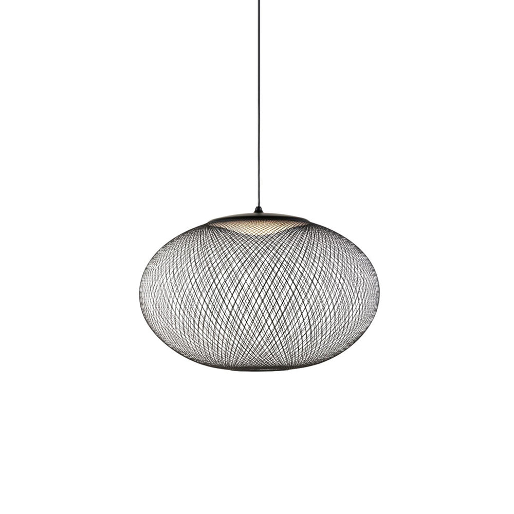 Lustra Pendant Lamp Metallic Mesh Black-Neutral Decor