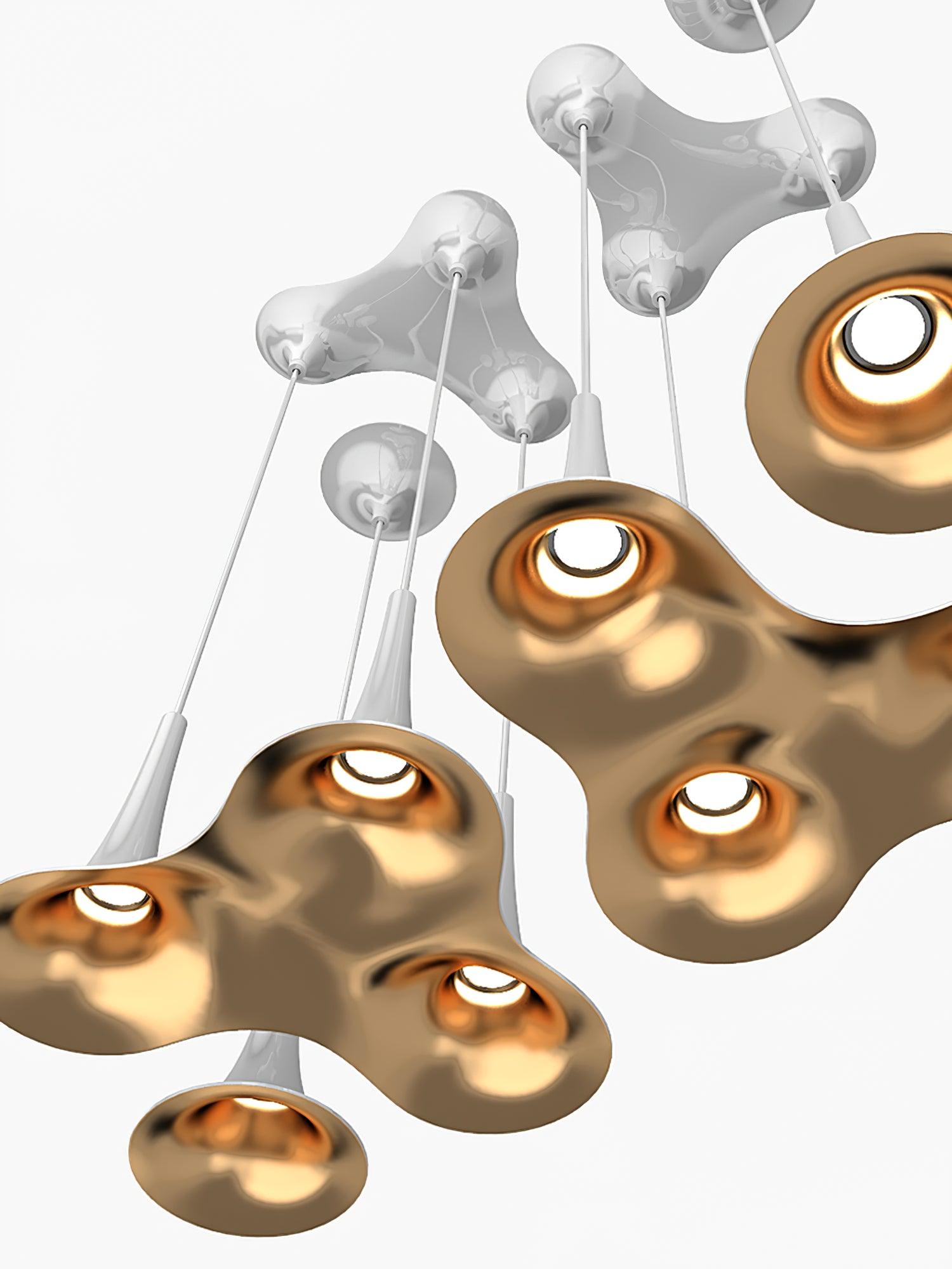 Rominex Pendant Lamp Acrylic Trumpet Shape Contemporary-Neutral Decor