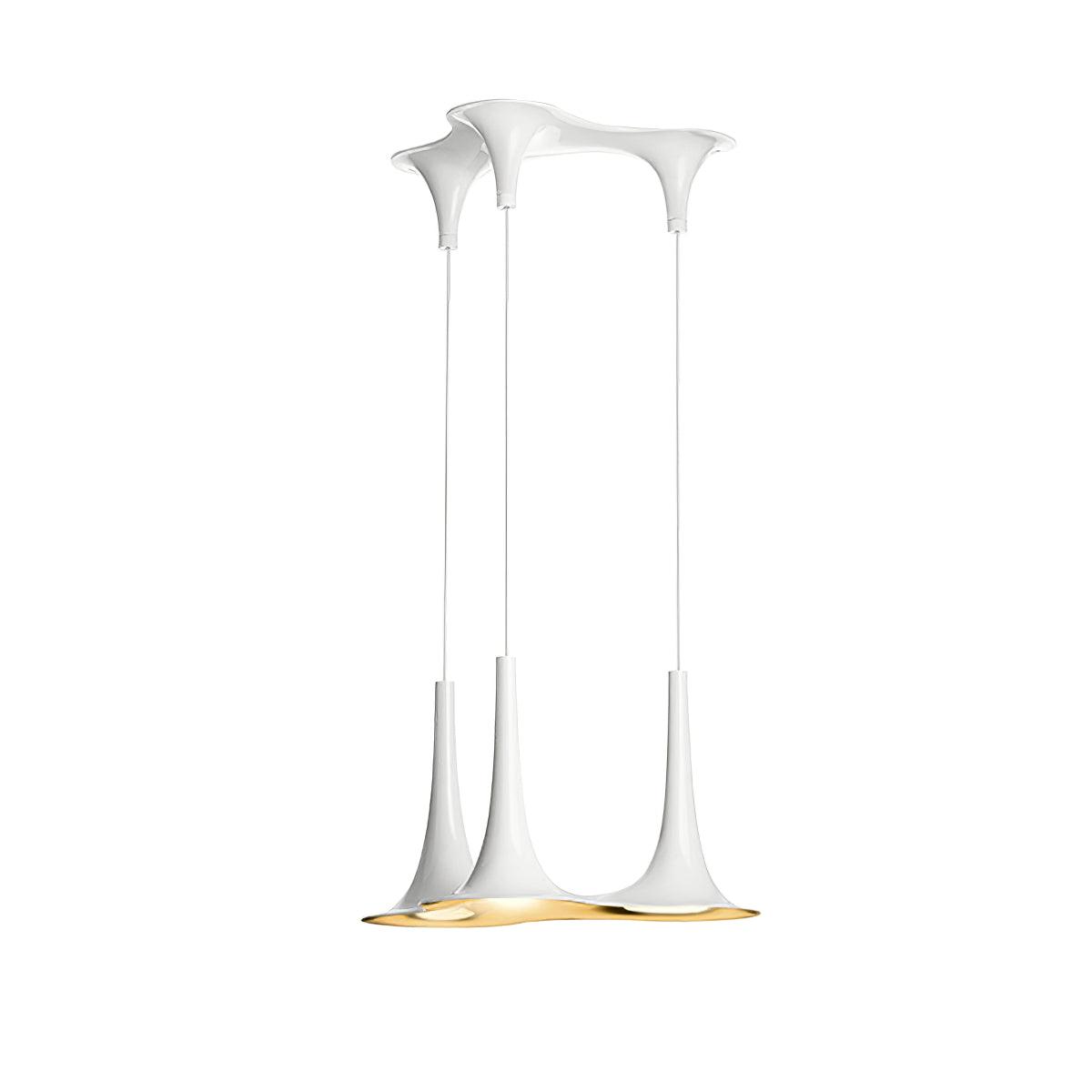 Rominex Pendant Lamp Acrylic Trumpet Shape Contemporary-Neutral Decor