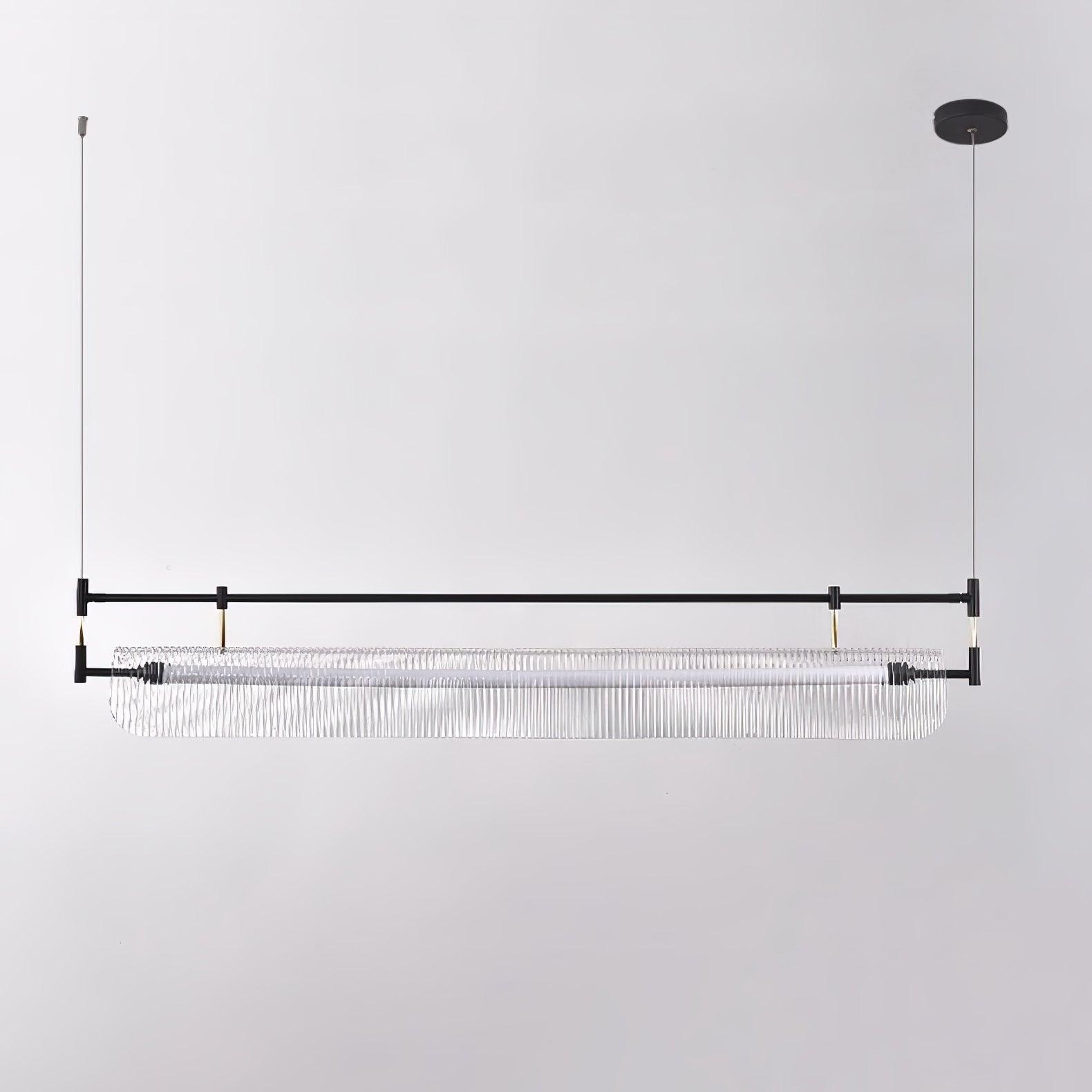 Meldo Chandelier Linear Strip Acrylic Long-Neutral Decor