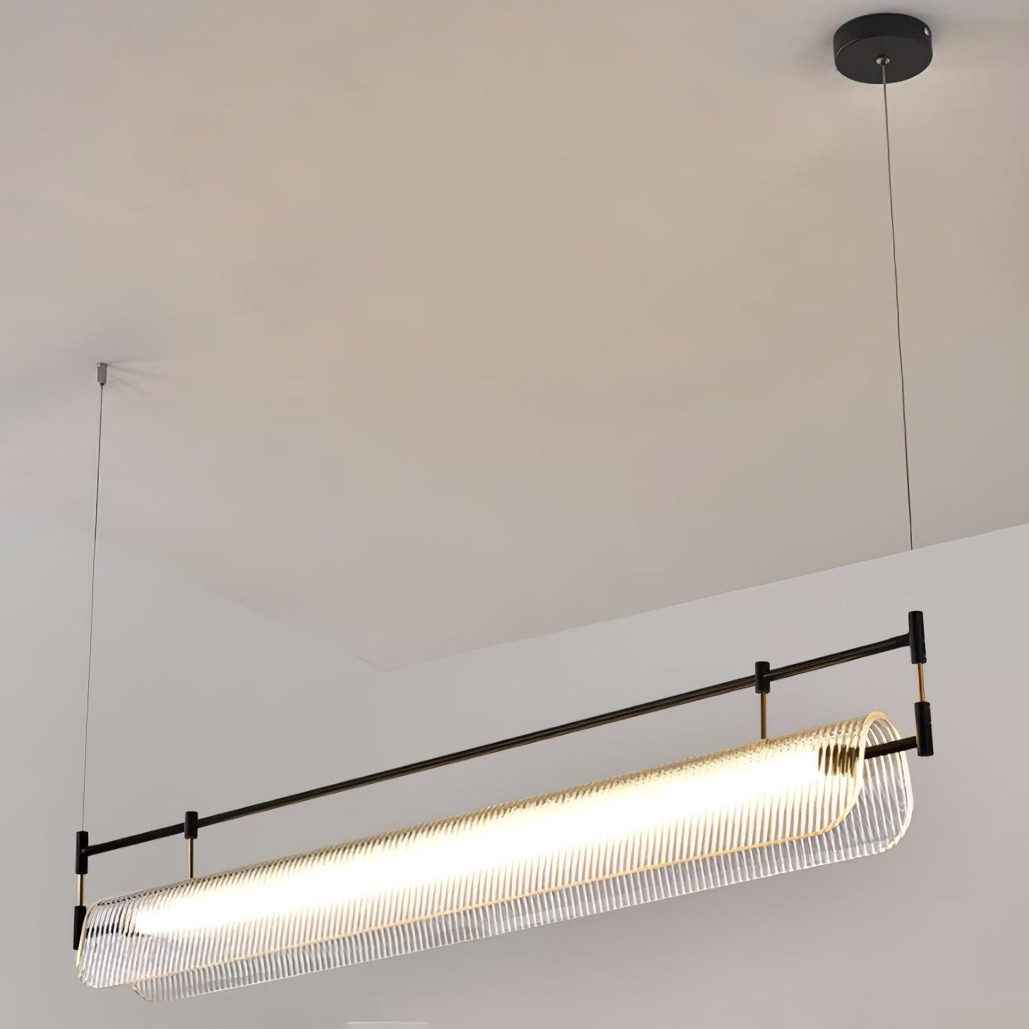 Meldo Chandelier Linear Strip Acrylic Long-Neutral Decor