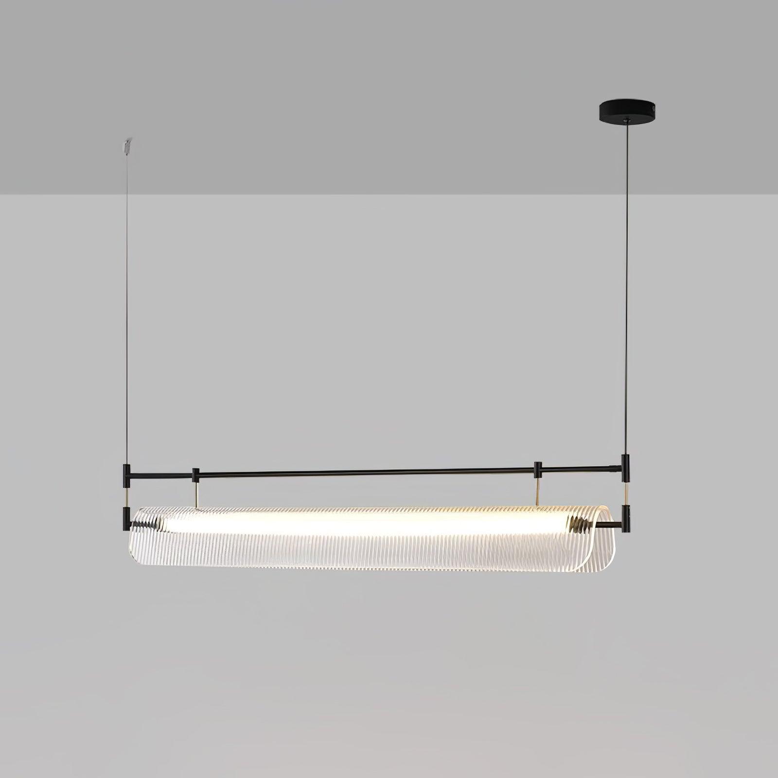 Meldo Chandelier Linear Strip Acrylic Long-Neutral Decor