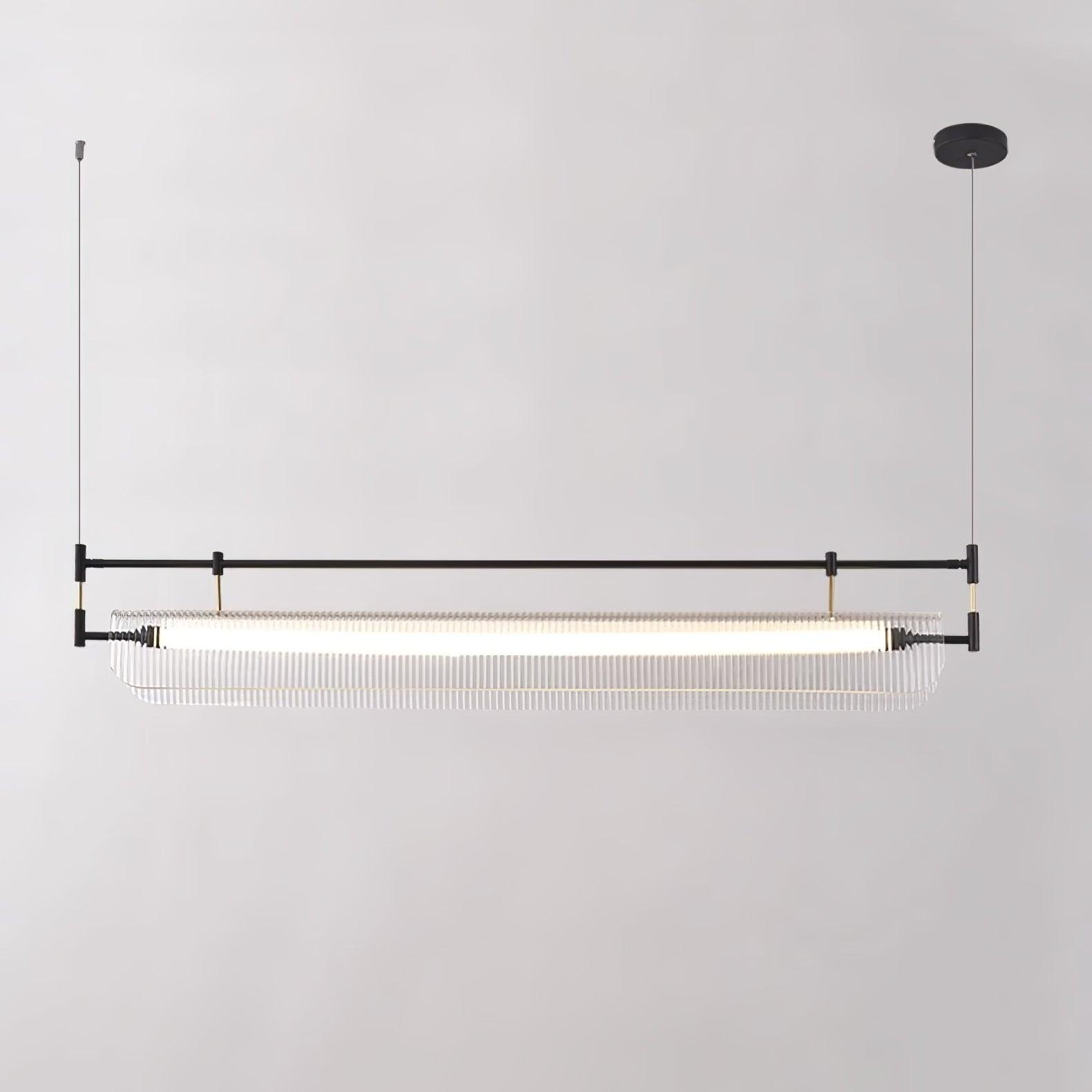 Meldo Chandelier Linear Strip Acrylic Long-Neutral Decor