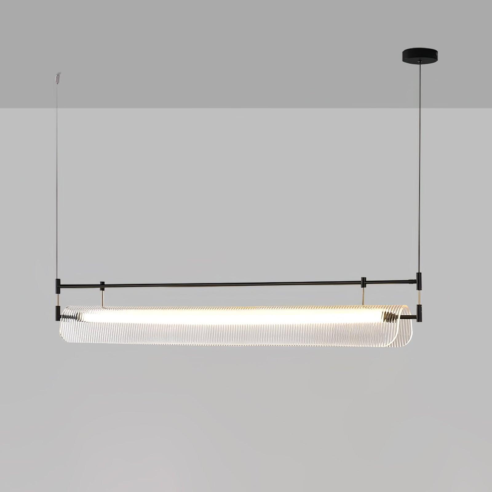 Meldo Chandelier Linear Strip Acrylic Long-Neutral Decor