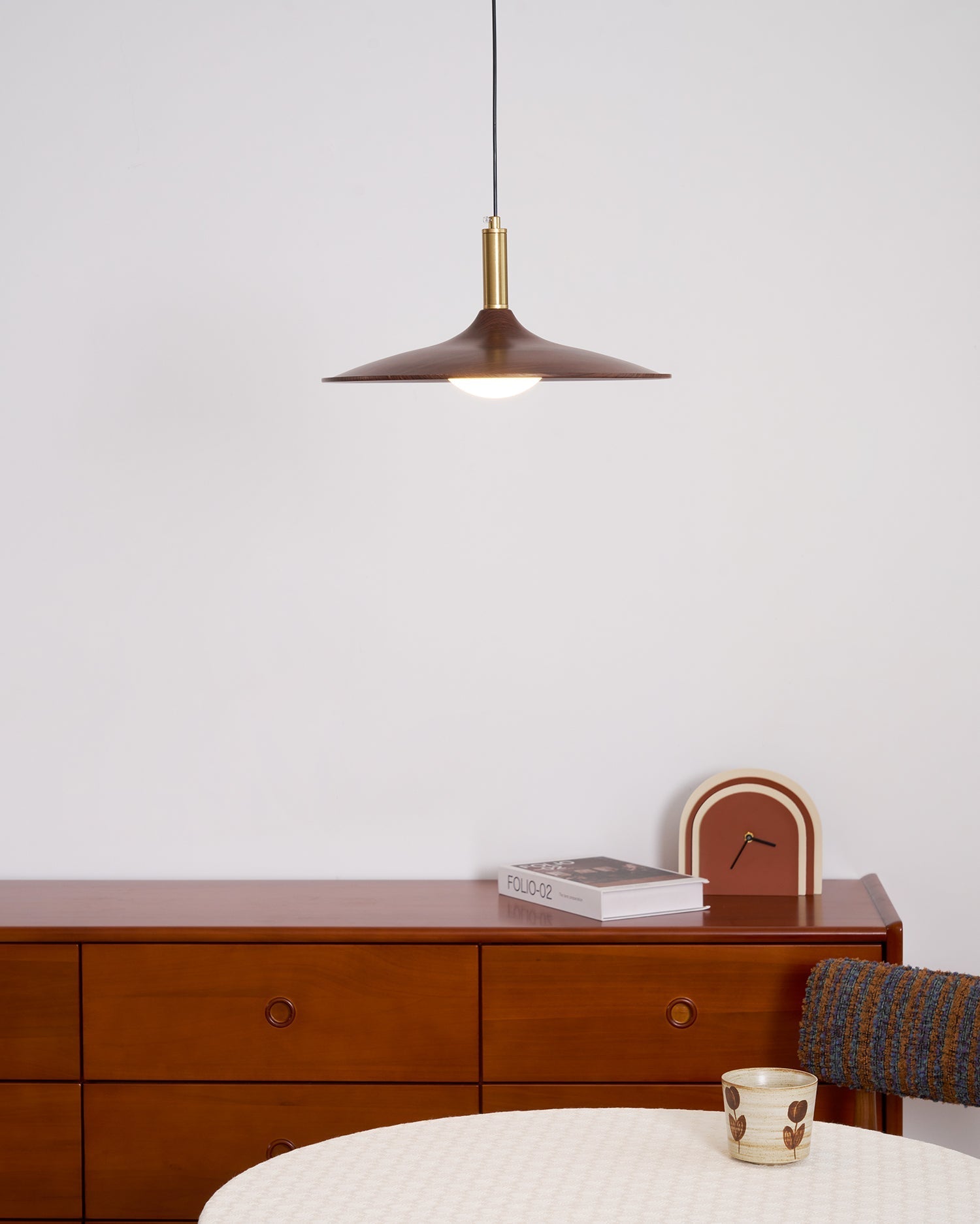 Qylor Swing Arm Pendant Lamp-Neutral Decor