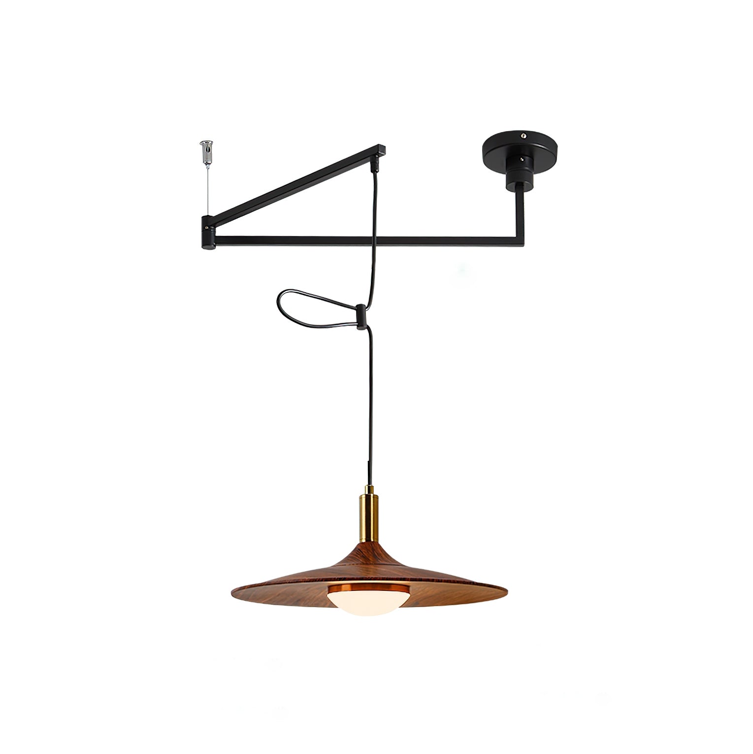 Veylo Adjustable Swing Arm Pendant Light