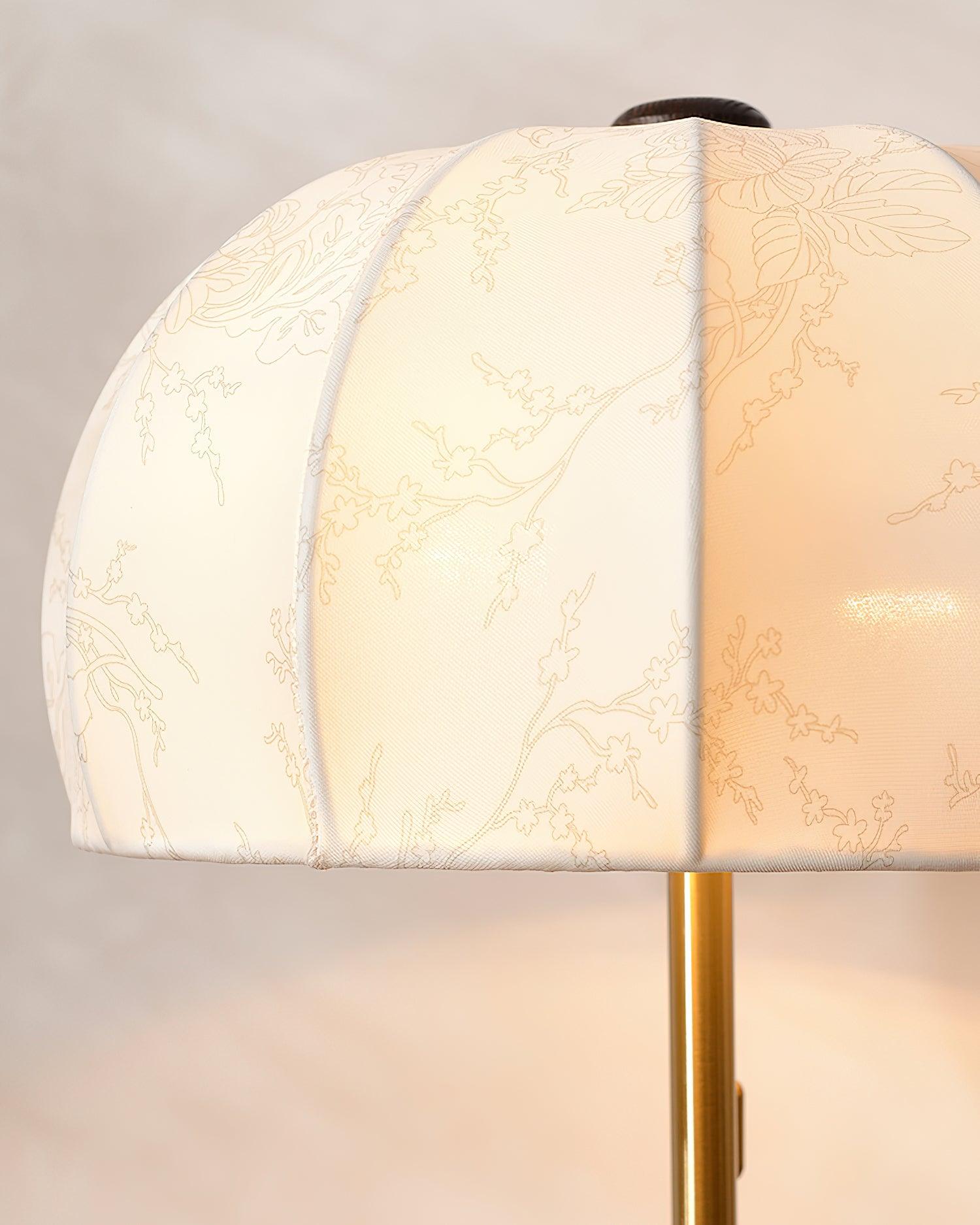 Nalemu Wood Fabric Retro Table Lamp-Neutral Decor