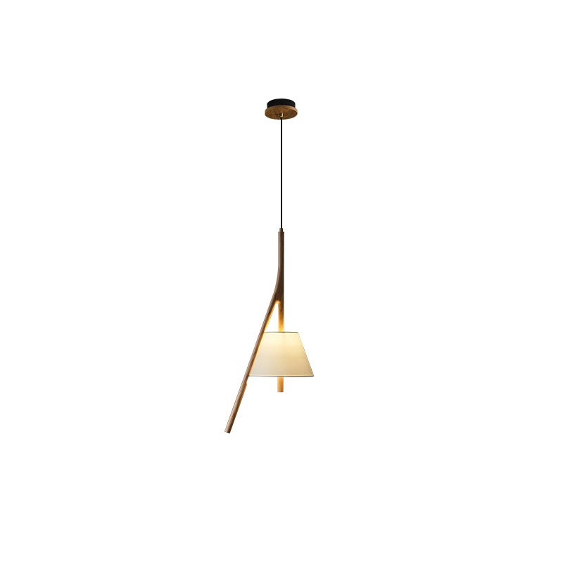 Zovenarae Triangular Wood Pendant Light-Neutral Decor