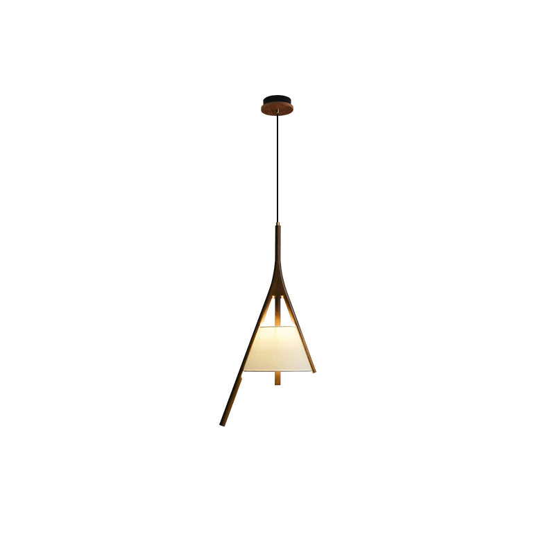 Zovenarae Triangular Wood Pendant Light-Neutral Decor
