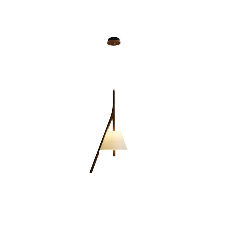 Zovenarae Triangular Wood Pendant Light-Neutral Decor
