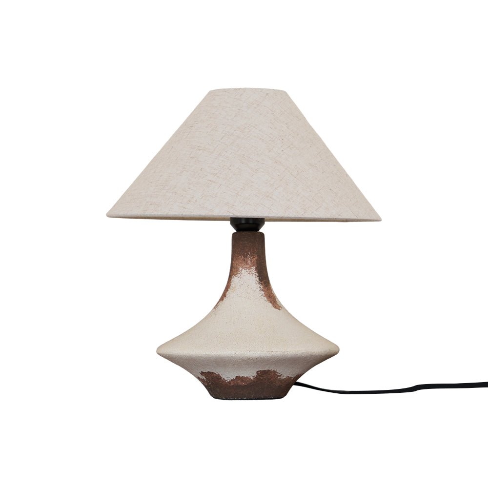 Navoer Fabric Artistic Table Lamp-Neutral Decor