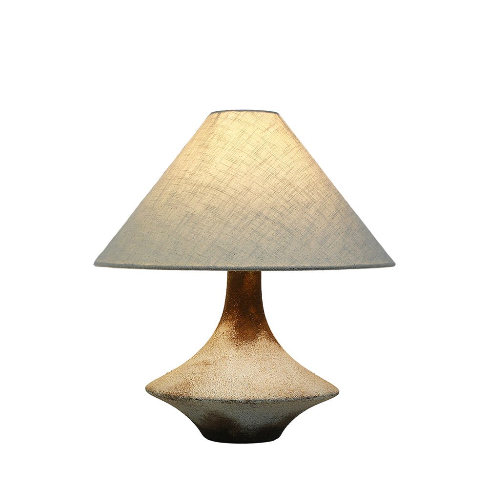 Navoer Fabric Artistic Table Lamp-Neutral Decor
