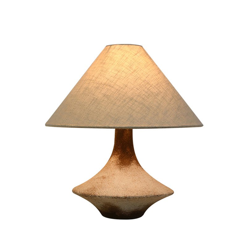 Navoer Fabric Artistic Table Lamp-Neutral Decor