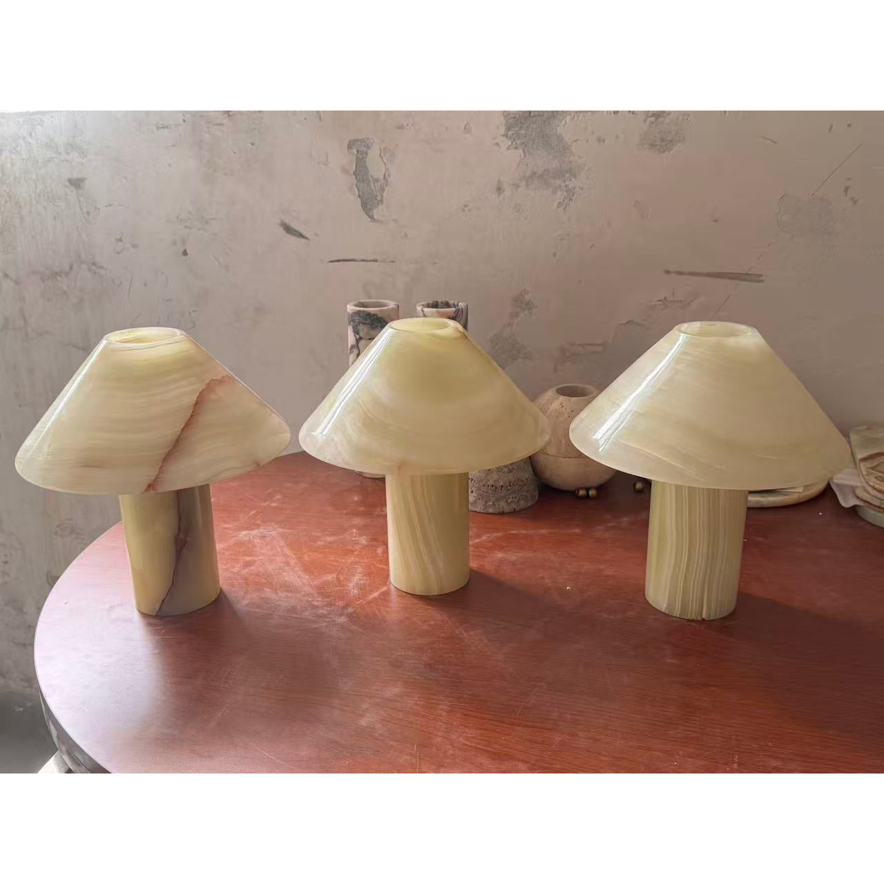 The lamp as a decorative accent piece.