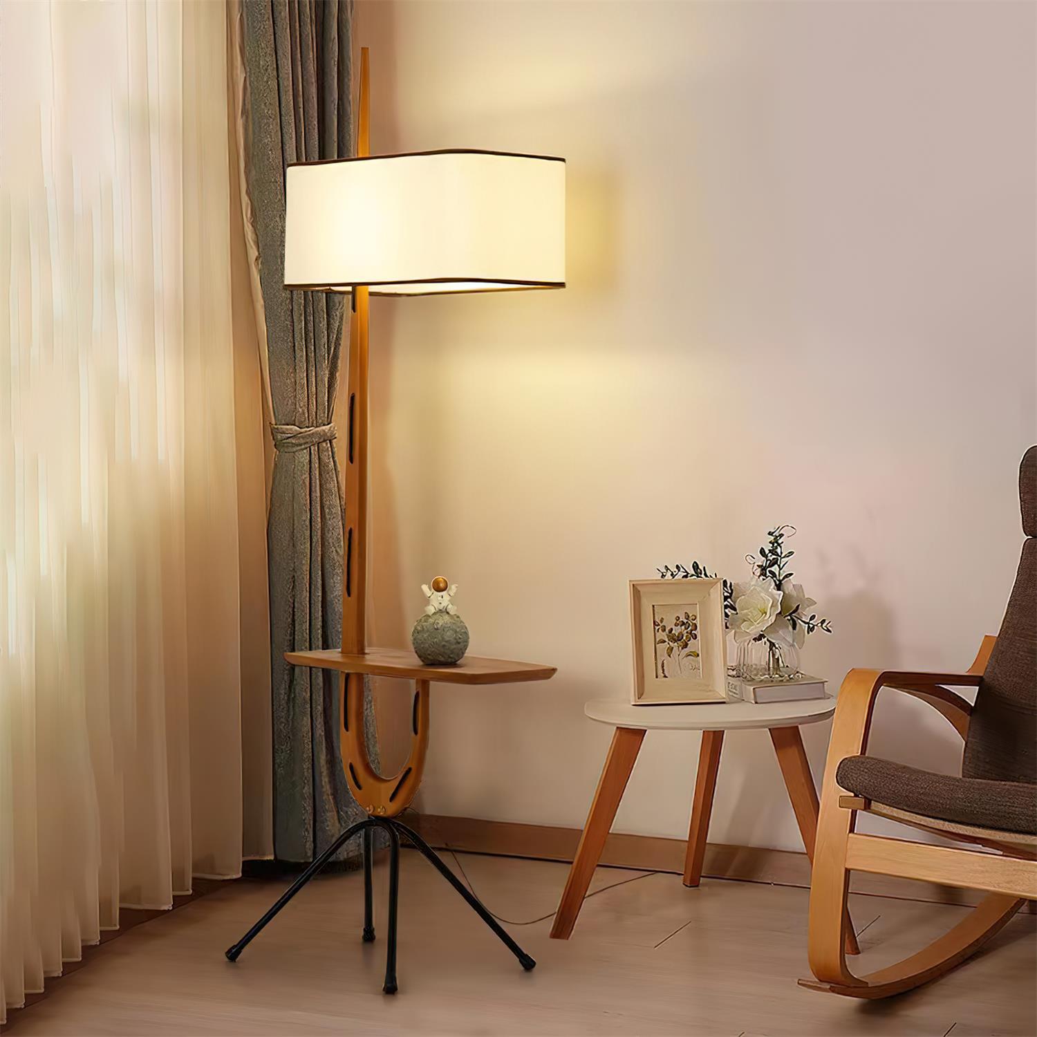 Lople Wood Floor Lamp