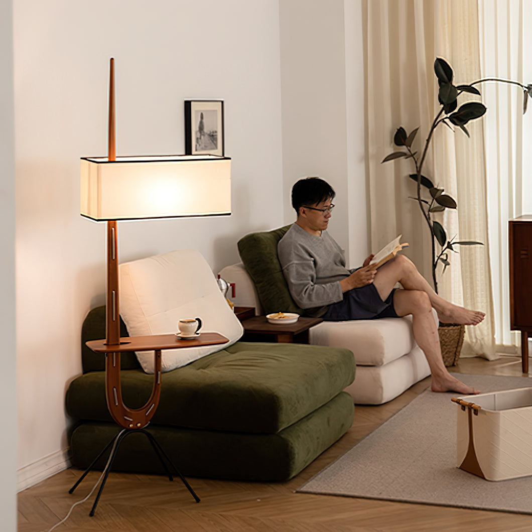 Lople Wood Floor Lamp