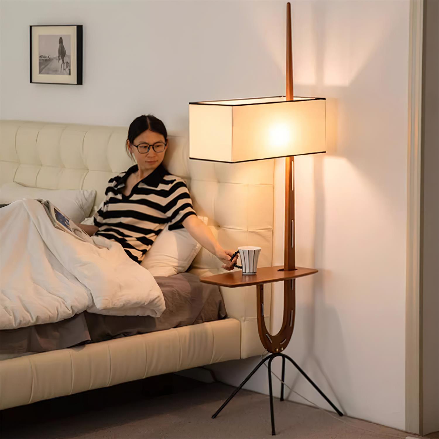 Lople Wood Floor Lamp
