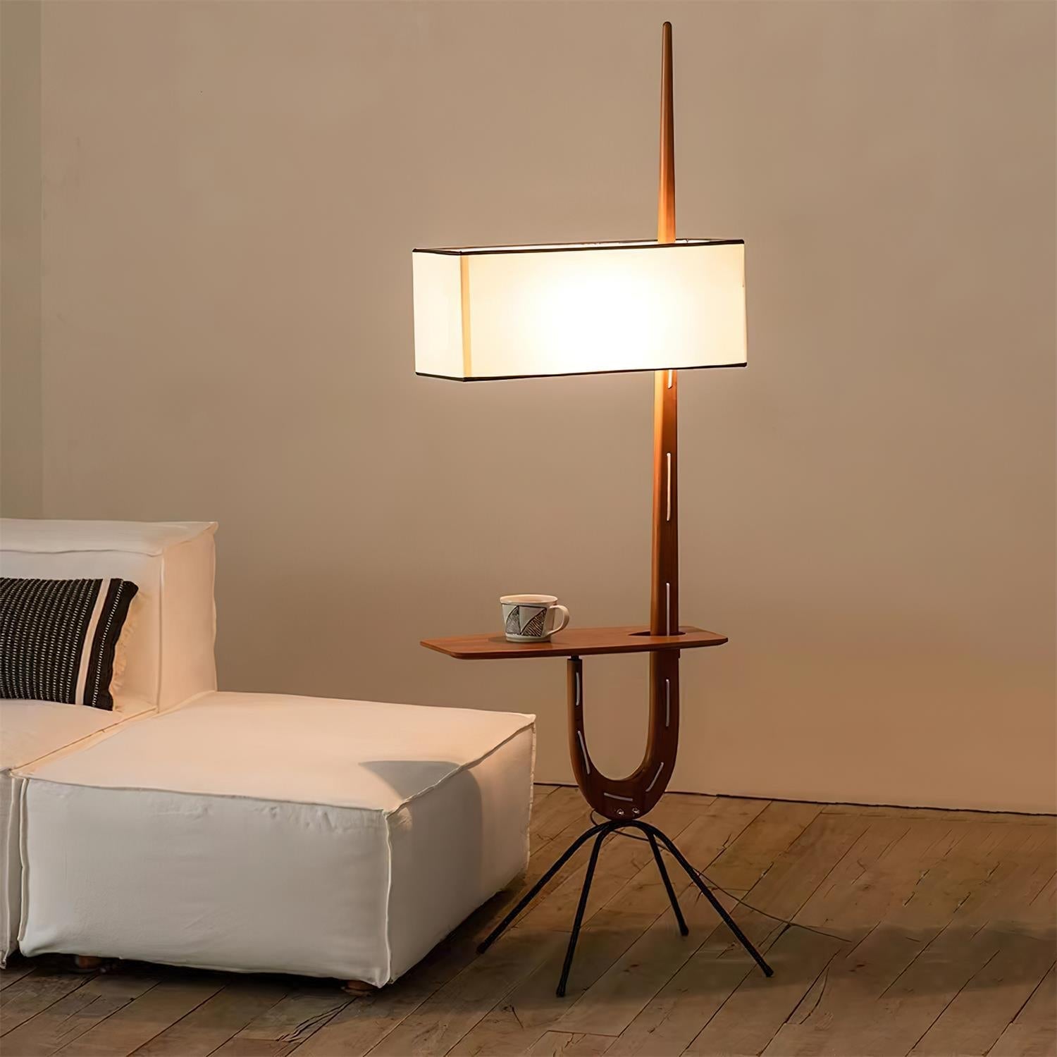 Lople Wood Floor Lamp
