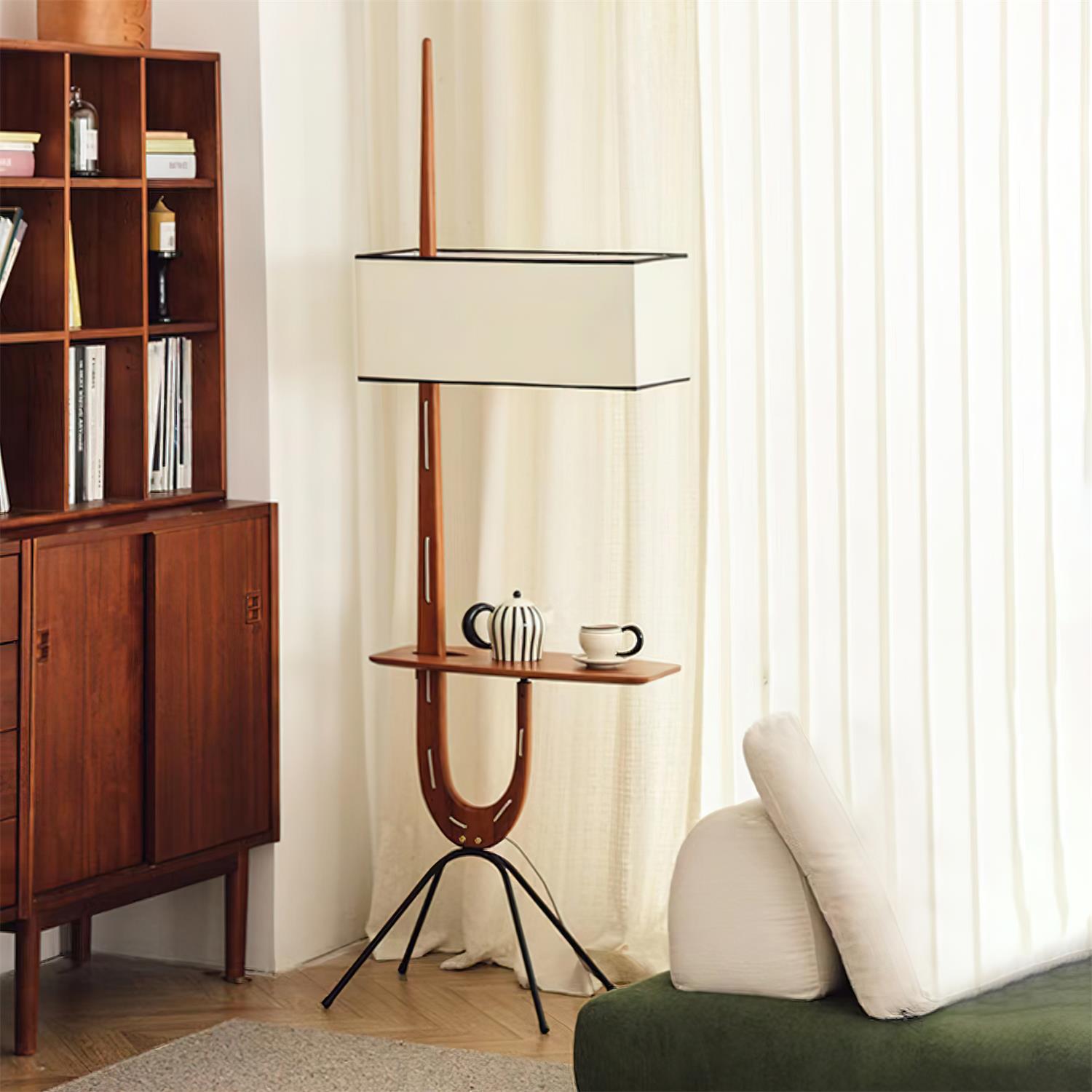 Lople Wood Floor Lamp