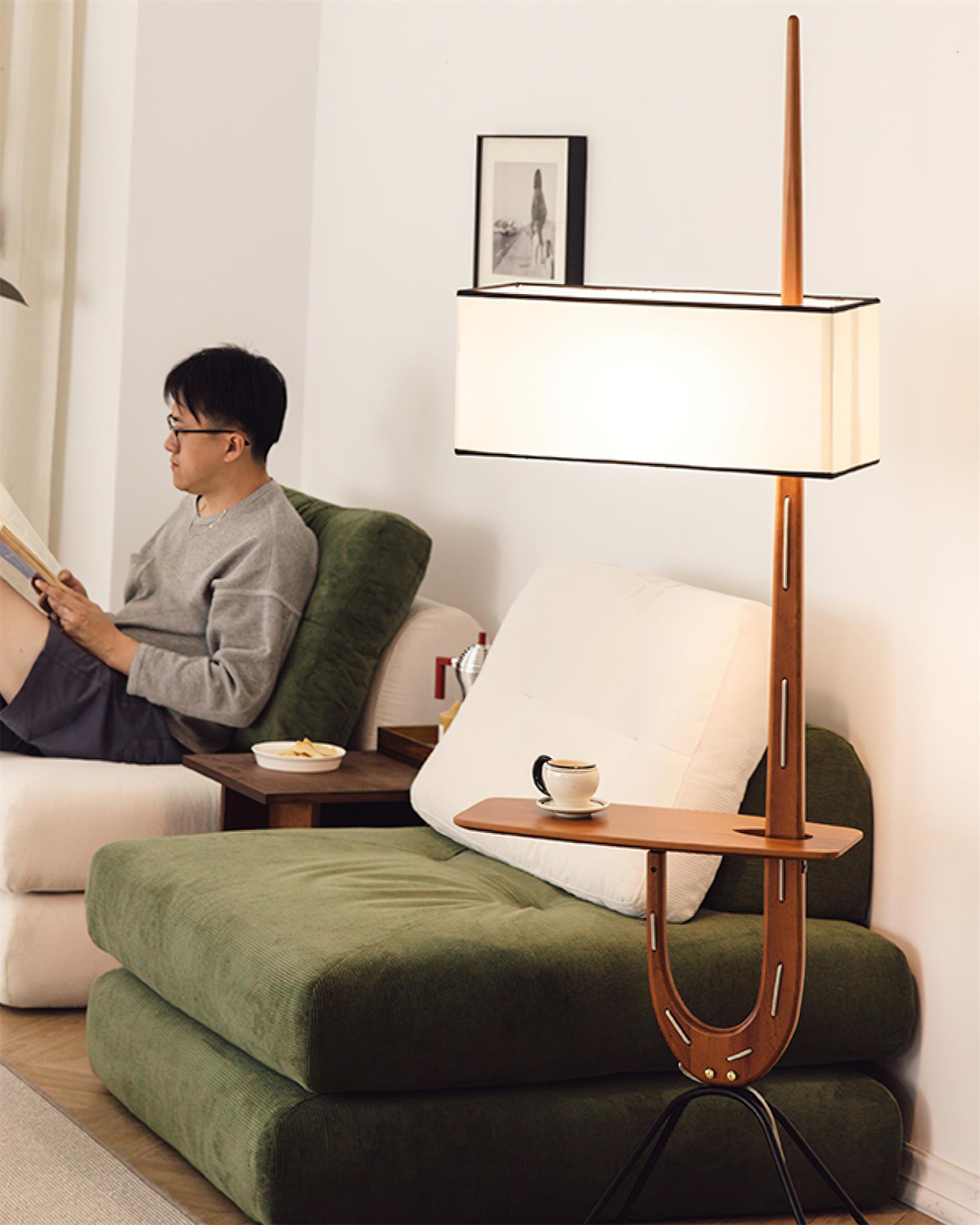 Lople Wood Floor Lamp