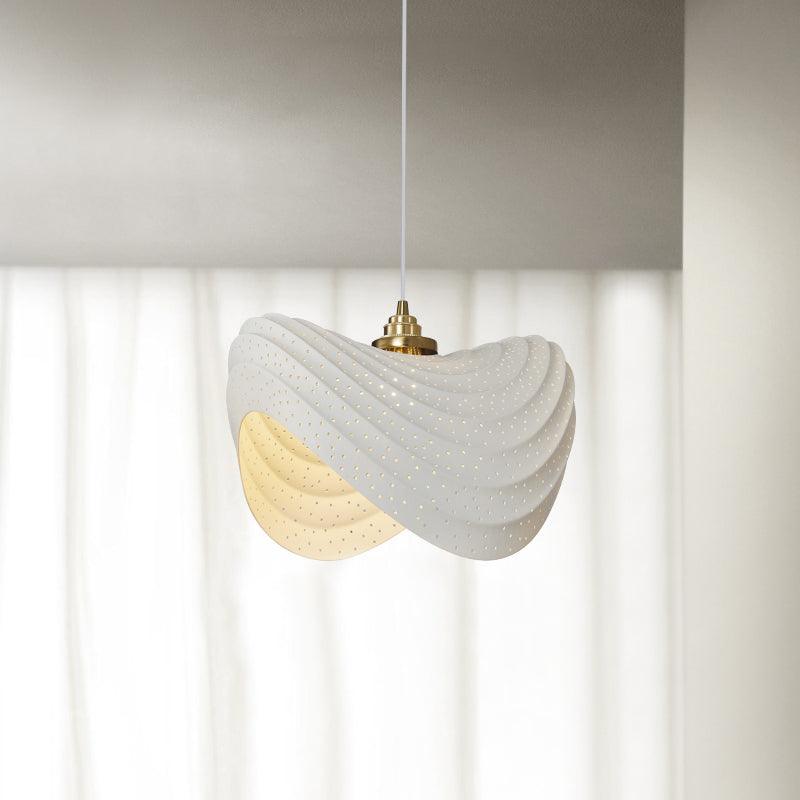 Lila Modern Resin Pendant Light-Neutral Decor