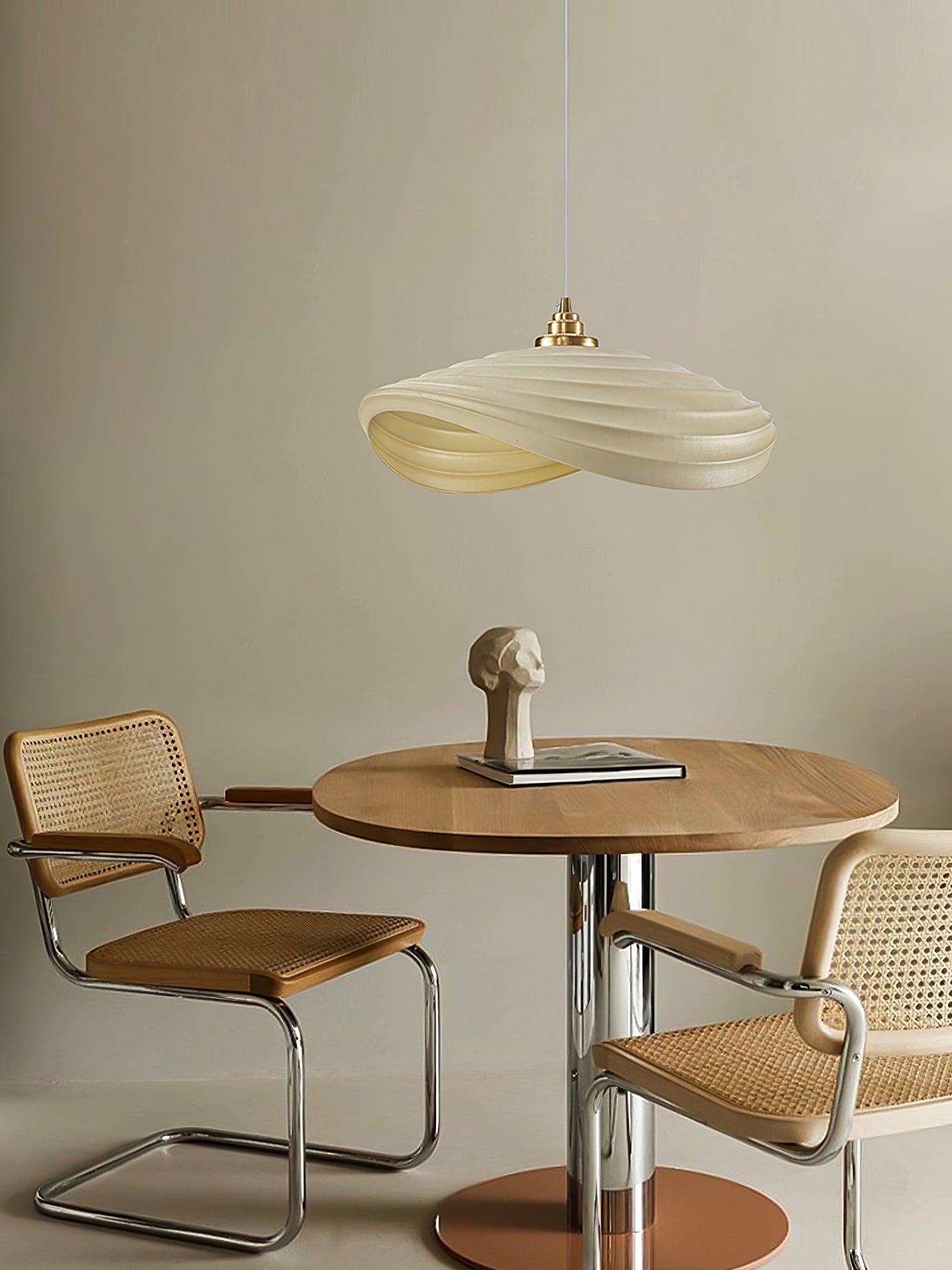 Lila Modern Resin Pendant Light-Neutral Decor