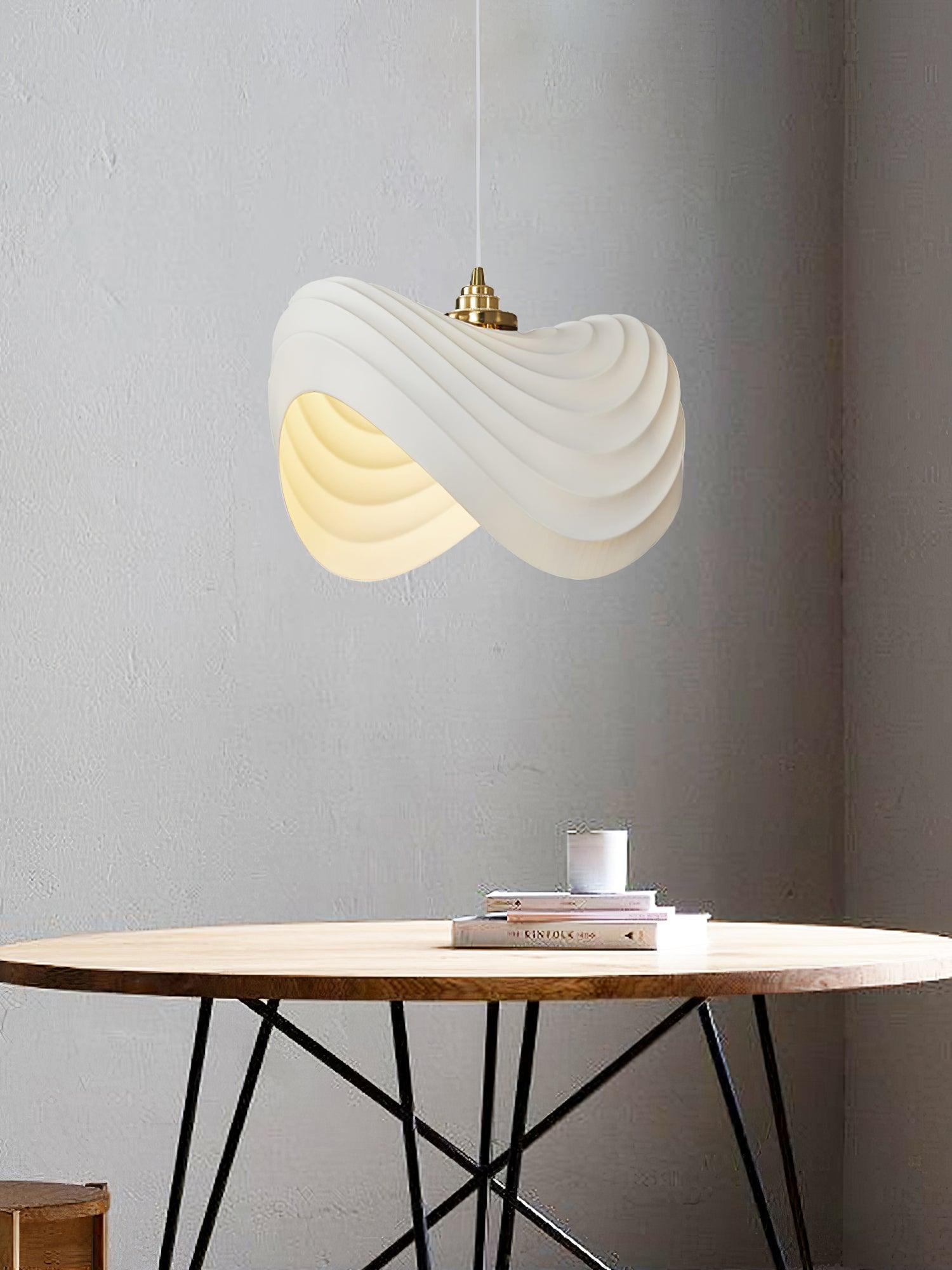 Lila Modern Resin Pendant Light-Neutral Decor