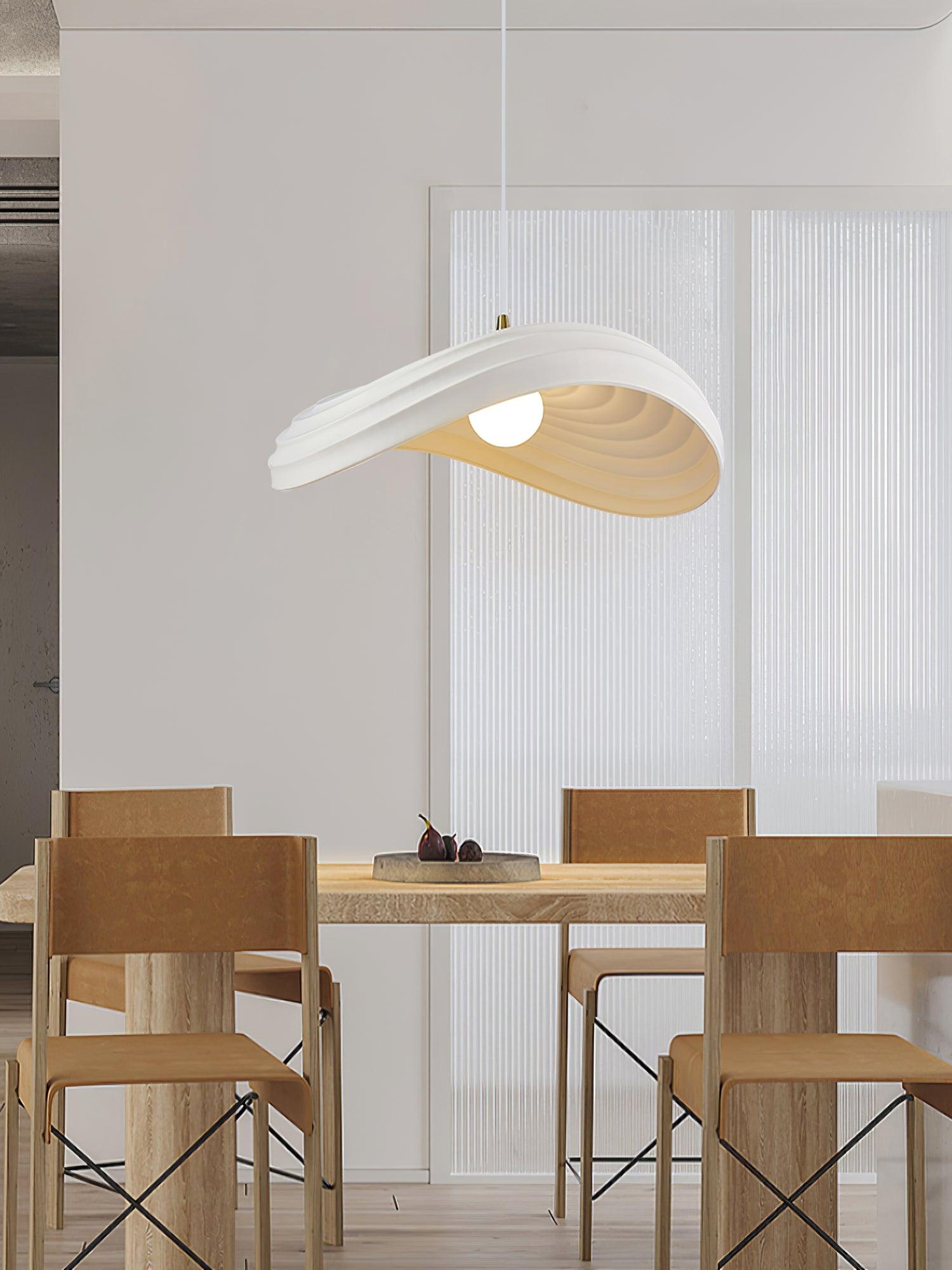 Lila Modern Resin Pendant Light-Neutral Decor