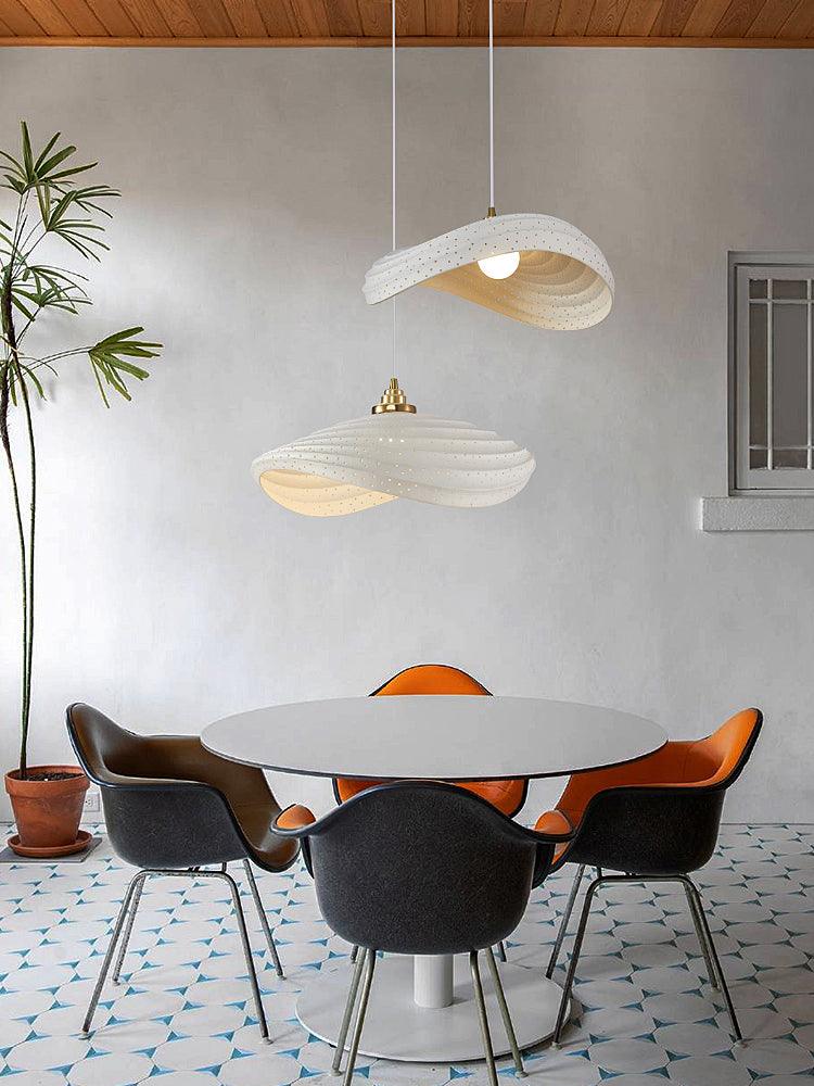 Lila Modern Resin Pendant Light-Neutral Decor