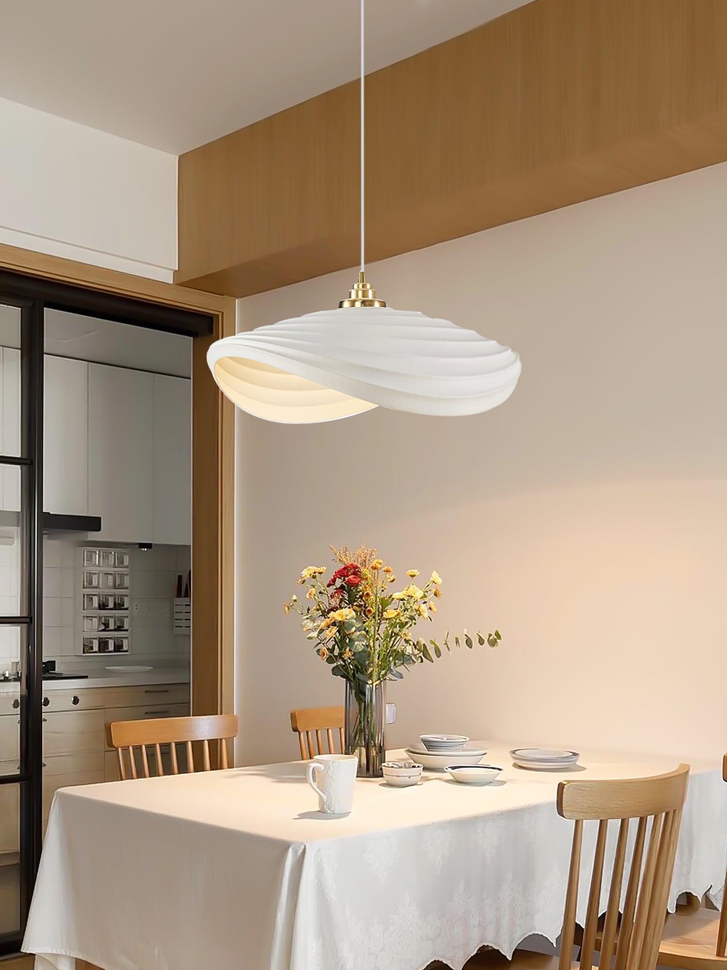 Lila Modern Resin Pendant Light-Neutral Decor