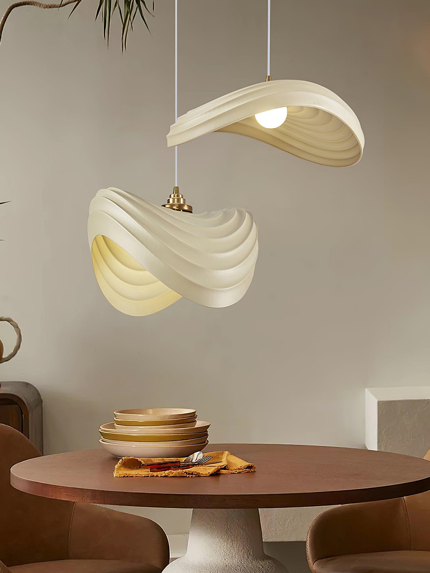 Lila Modern Resin Pendant Light-Neutral Decor