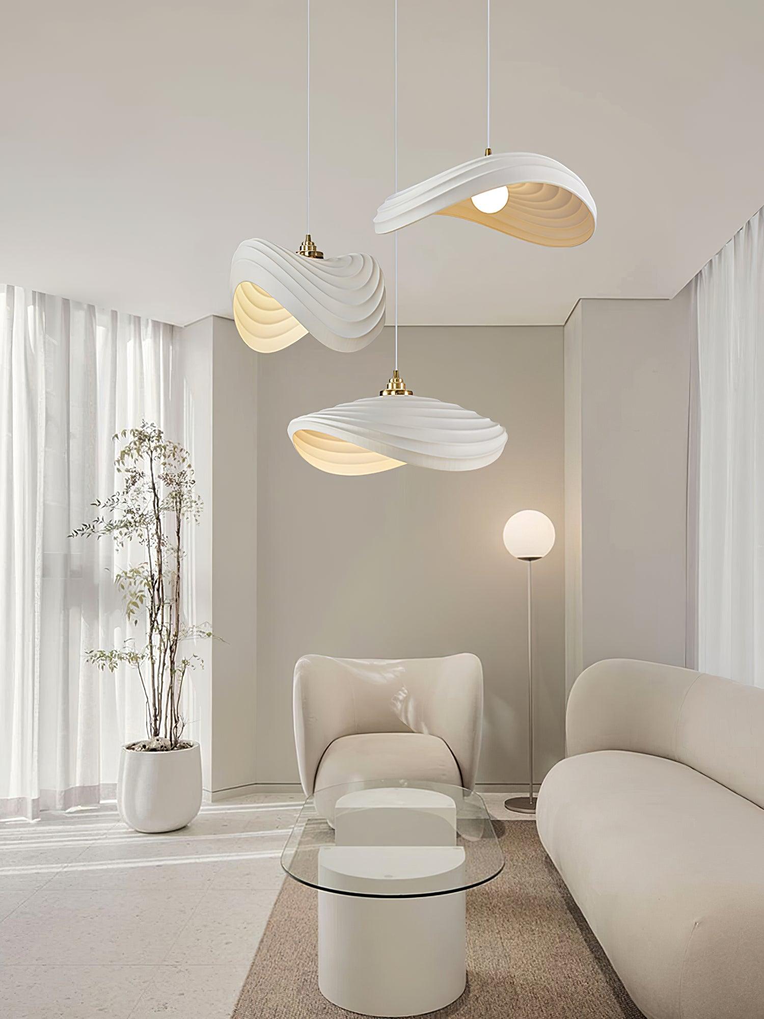 Lila Modern Resin Pendant Light-Neutral Decor