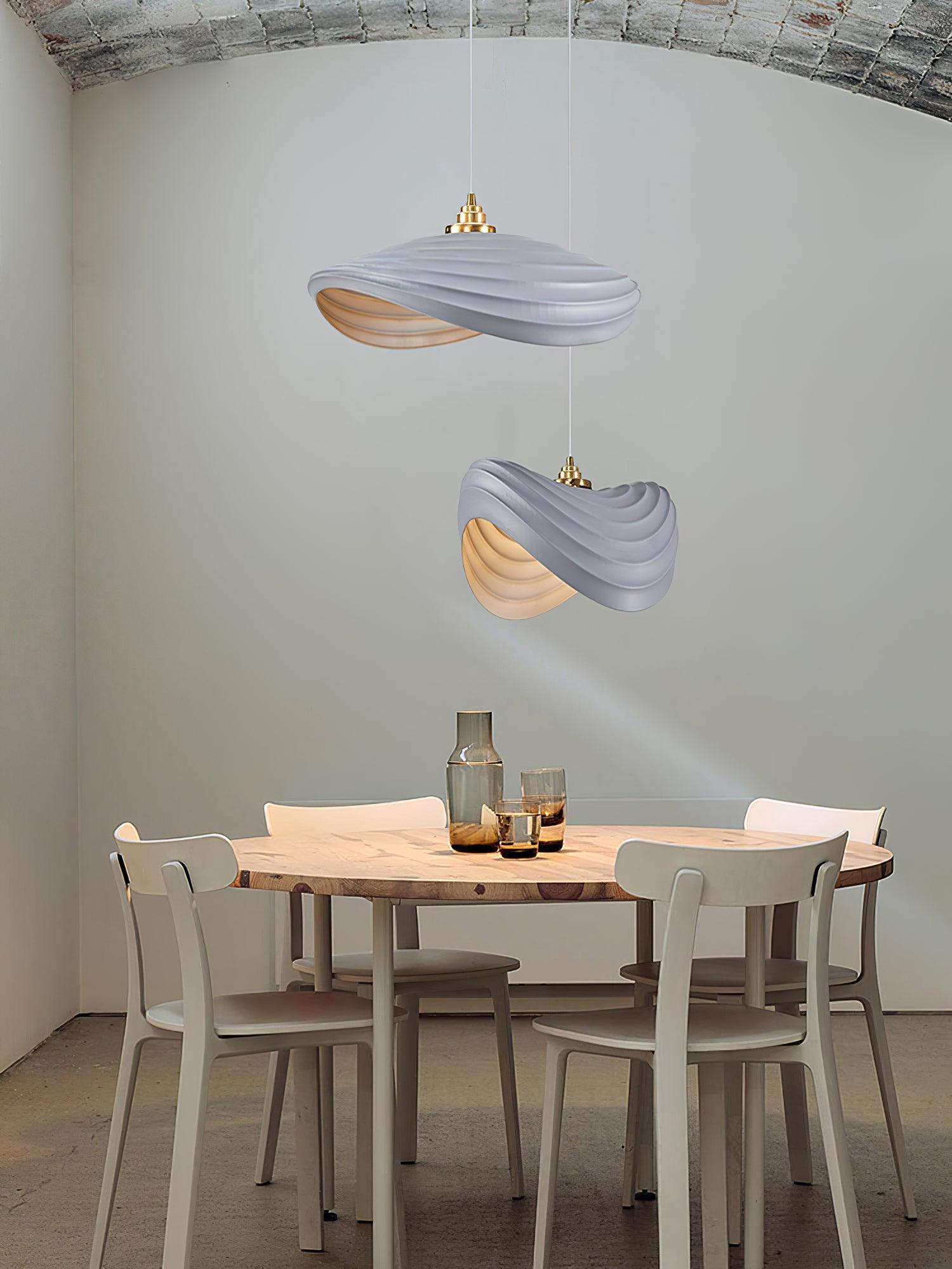 Lila Modern Resin Pendant Light-Neutral Decor