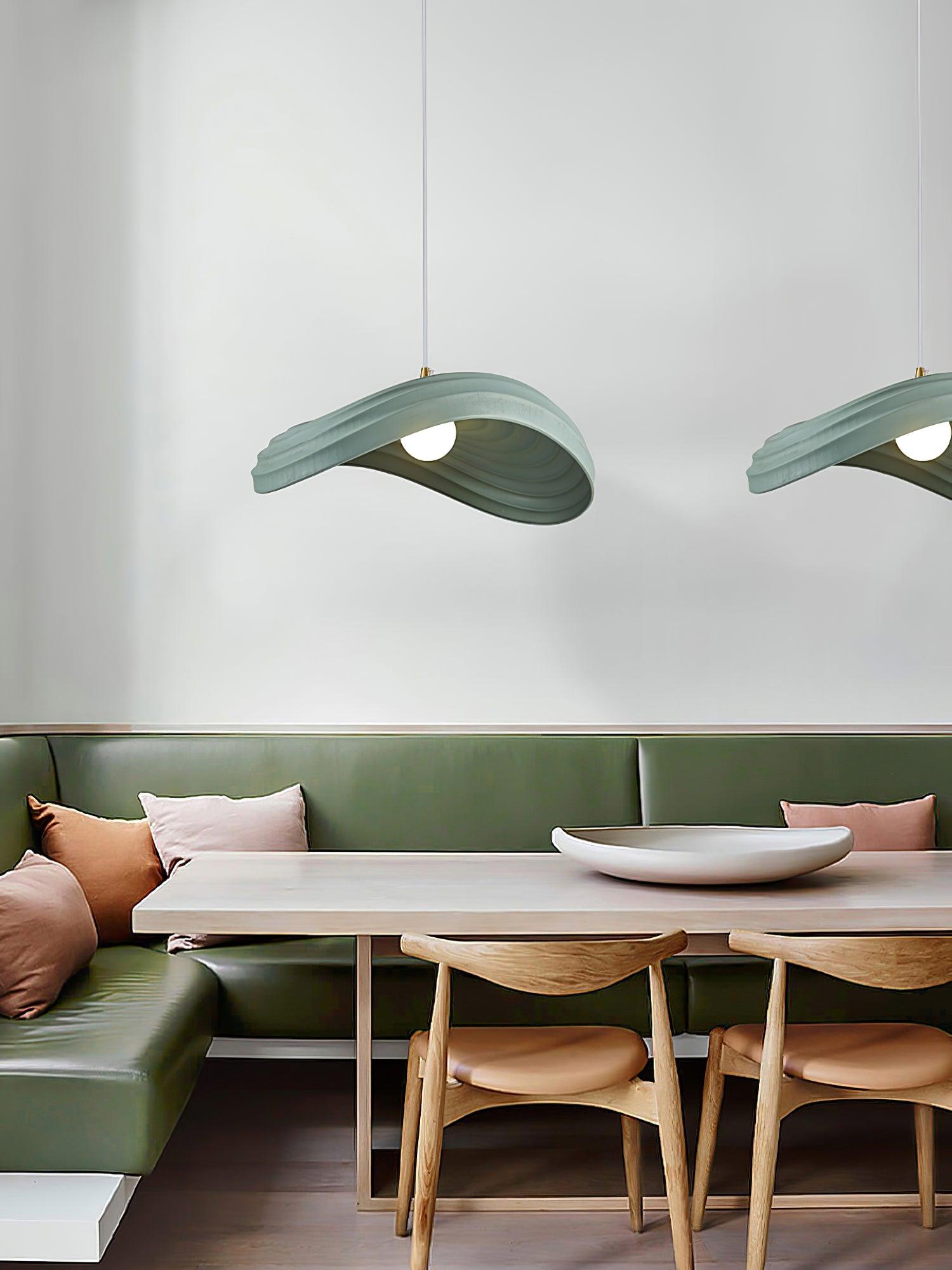 Lila Modern Resin Pendant Light-Neutral Decor