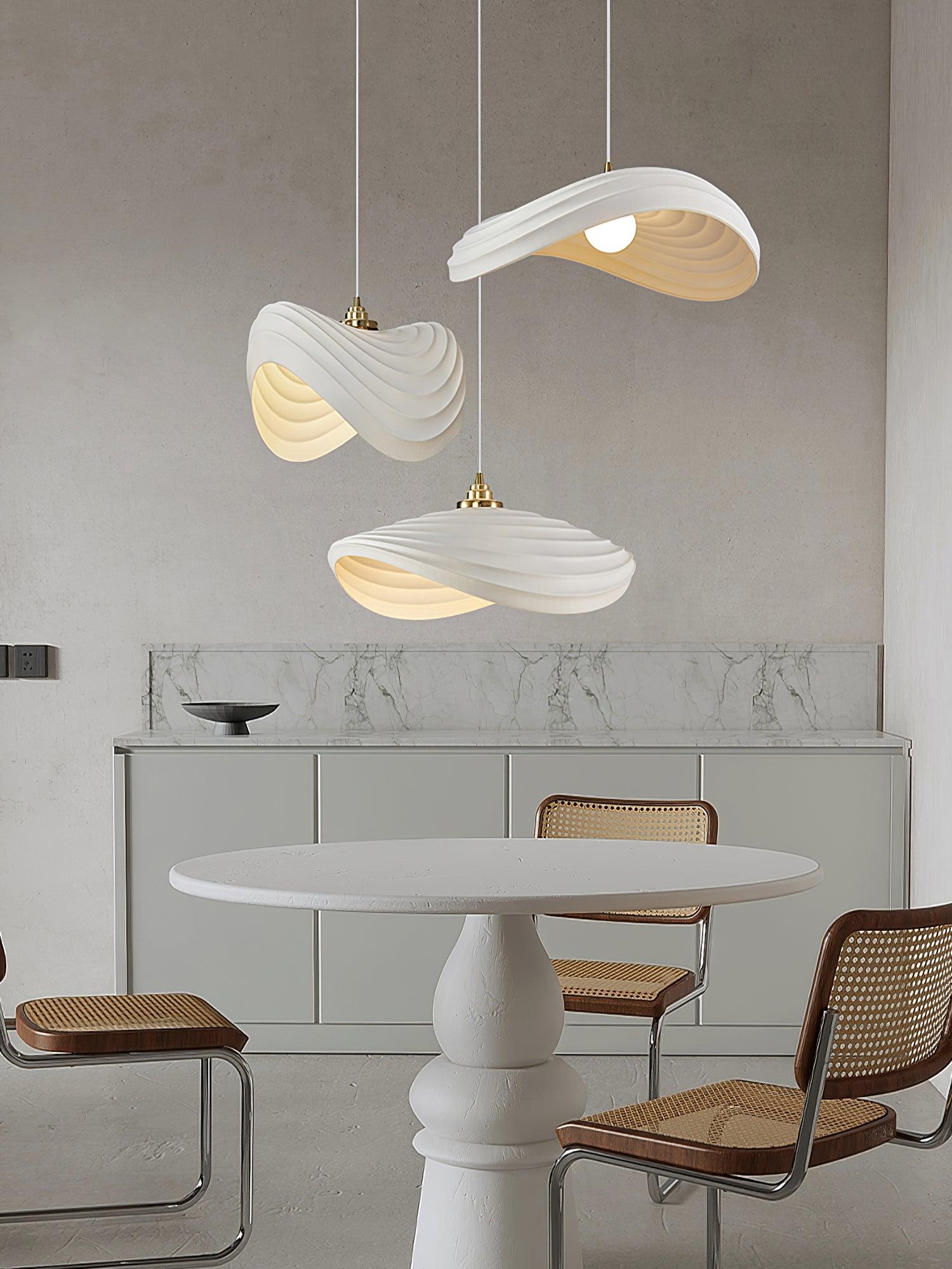 Lila Modern Resin Pendant Light-Neutral Decor