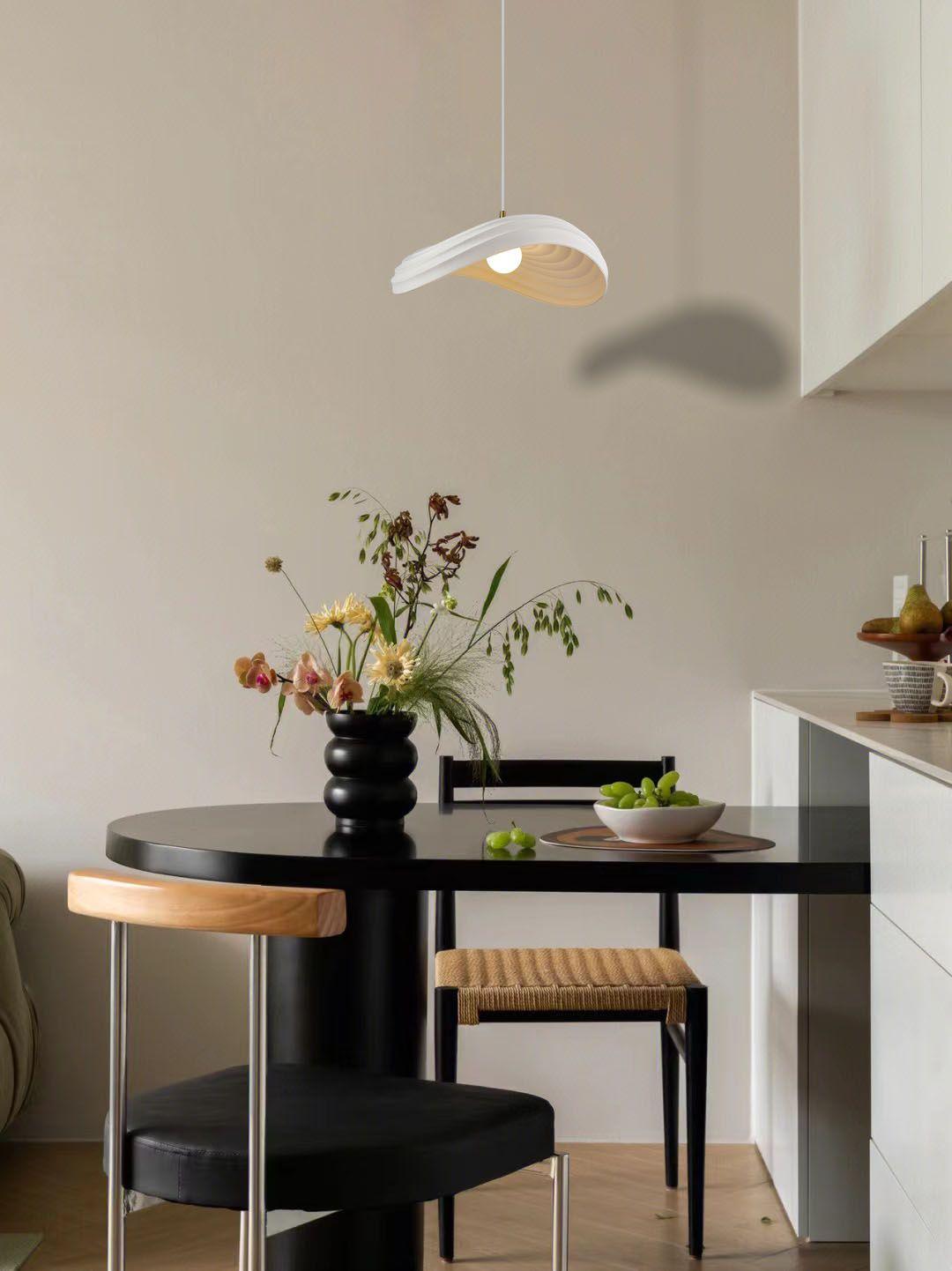 Lila Modern Resin Pendant Light-Neutral Decor
