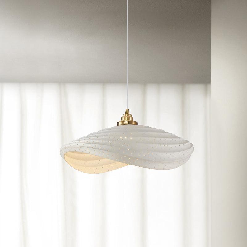 Lila Modern Resin Pendant Light-Neutral Decor