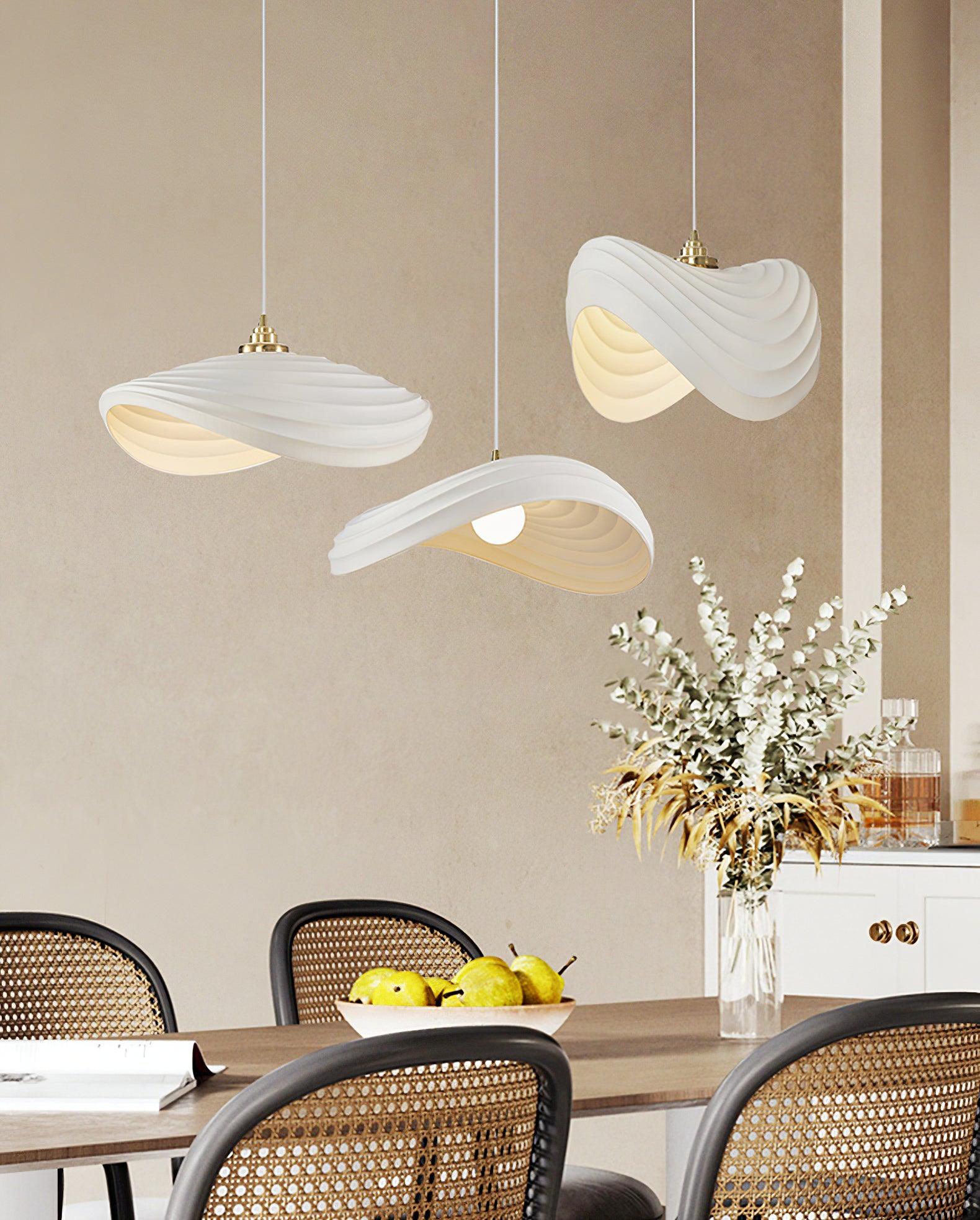 Lila Modern Resin Pendant Light-Neutral Decor